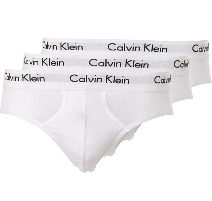 Calvin Klein Confezione 3 Slip Uomo tripack Mutande CK Articolo U2661G 3P Hip Br