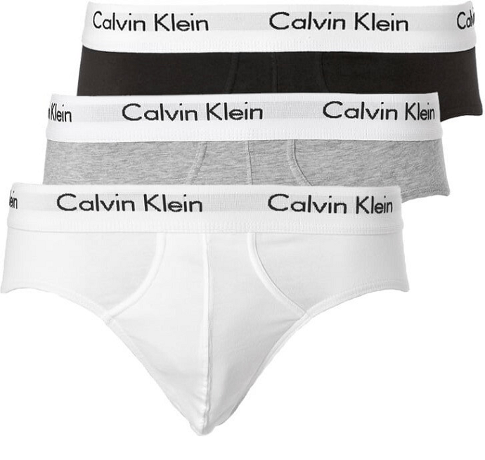Calvin Klein Confezione 3 Slip Uomo tripack Mutande CK Articolo U2661G 3P Hip Br