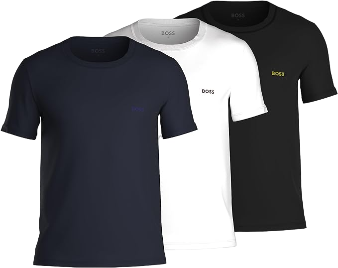 3 T Shirt Uomo in puro cotone Hugo Boss 50499445 10243514