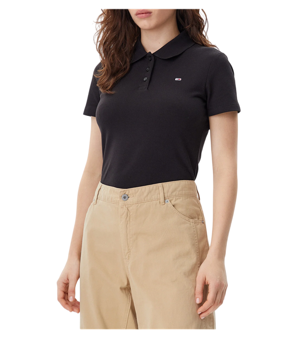 Tommy Jeans Polo donna Essential art DW0DW20160 Slim Fit