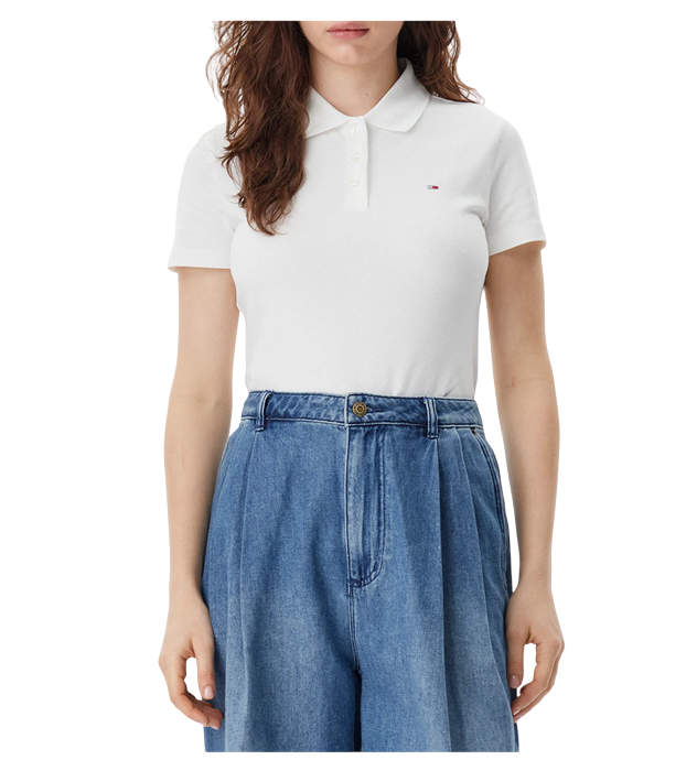 Tommy Jeans Polo donna Essential art DW0DW20160 Slim Fit