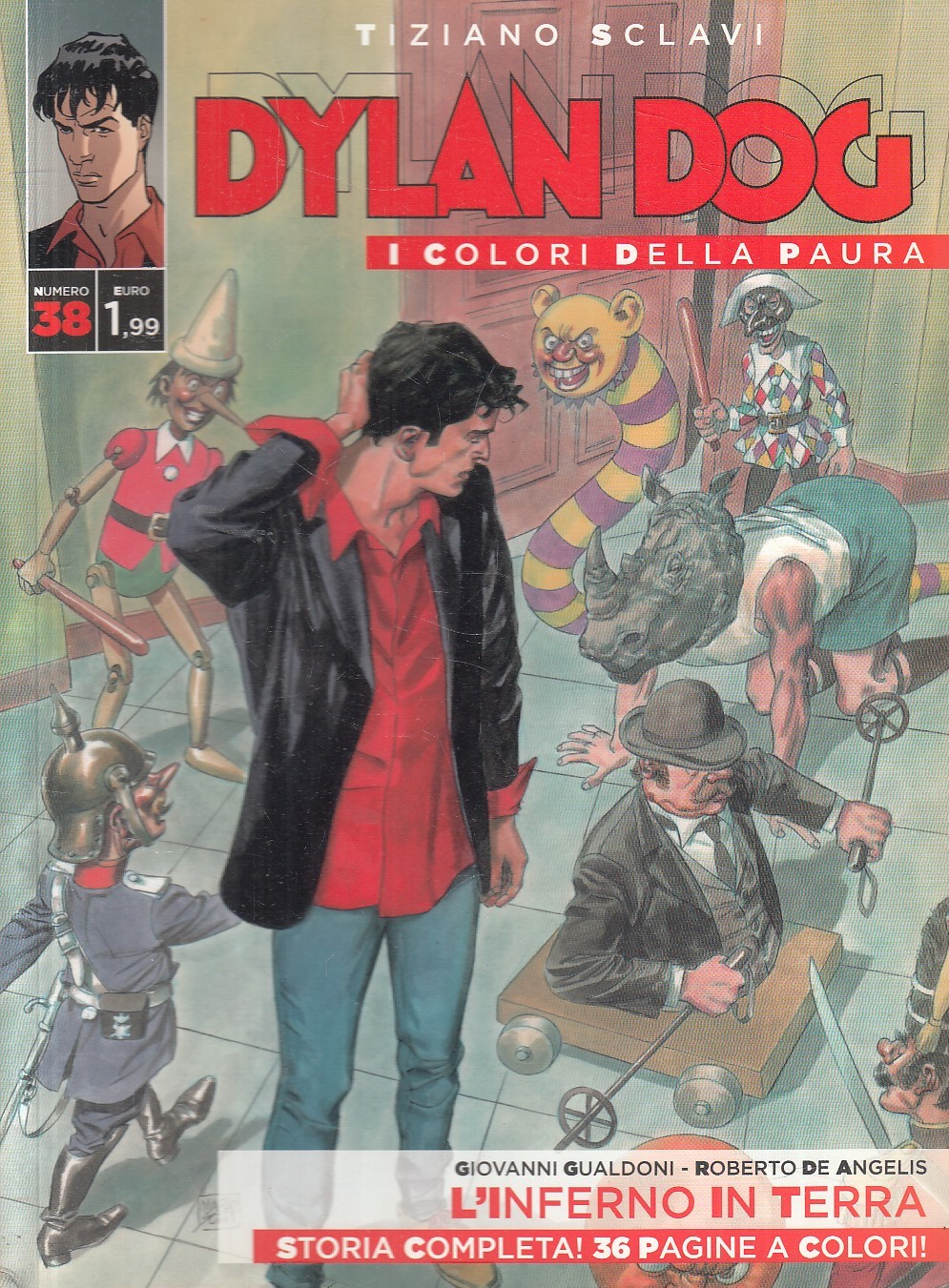 FB- DYLAN DOG I COLORI DELLA PAURA N.39 - TIZIANO SCLAVI - BONELLI - B - D25
