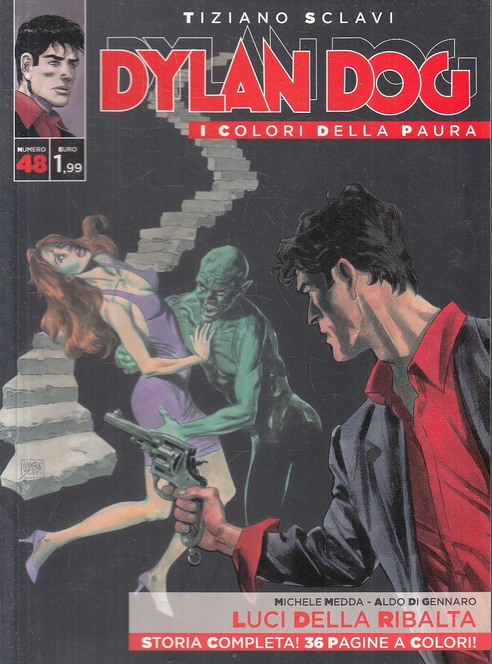 FB- DYLAN DOG I COLORI DELLA PAURA N.5 - TIZIANO SCLAVI - BONELLI - B - D25