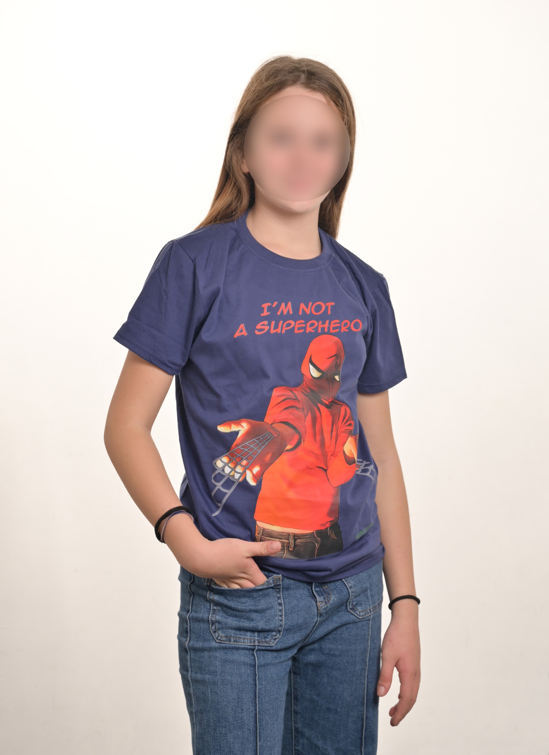 Maglietta T-shirt manica corta I'M NOT A SUPERHERO - Non sono l'Uomo Ragno - Imagen 3 de 6