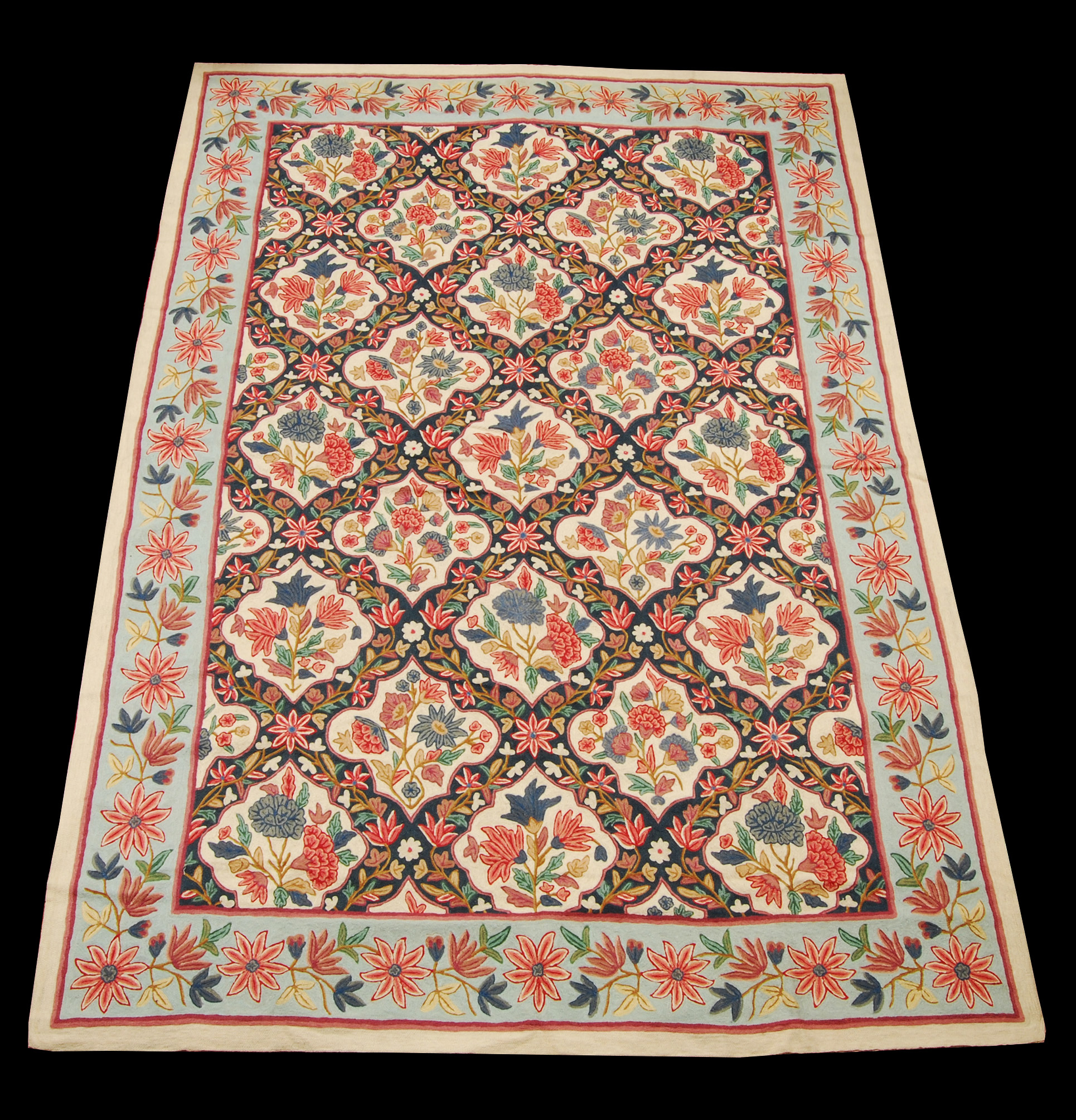 Kilim Kelem Indo Suzani Original Hand Made 289×183 CM
