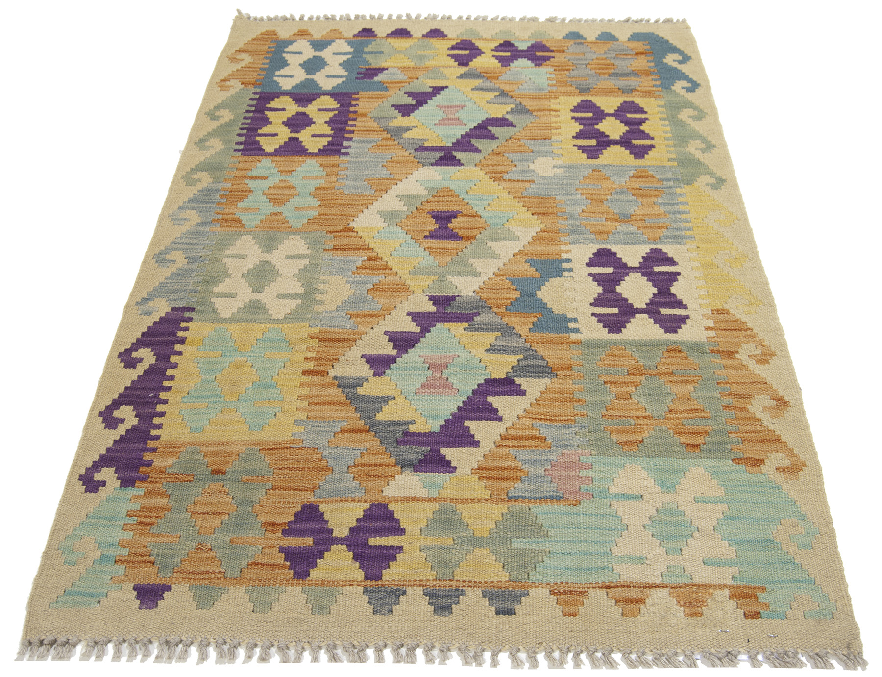 125×80 CM Autentik Kilim Kelem Original Hand Made Classic STYL – EASY TO CLEAN