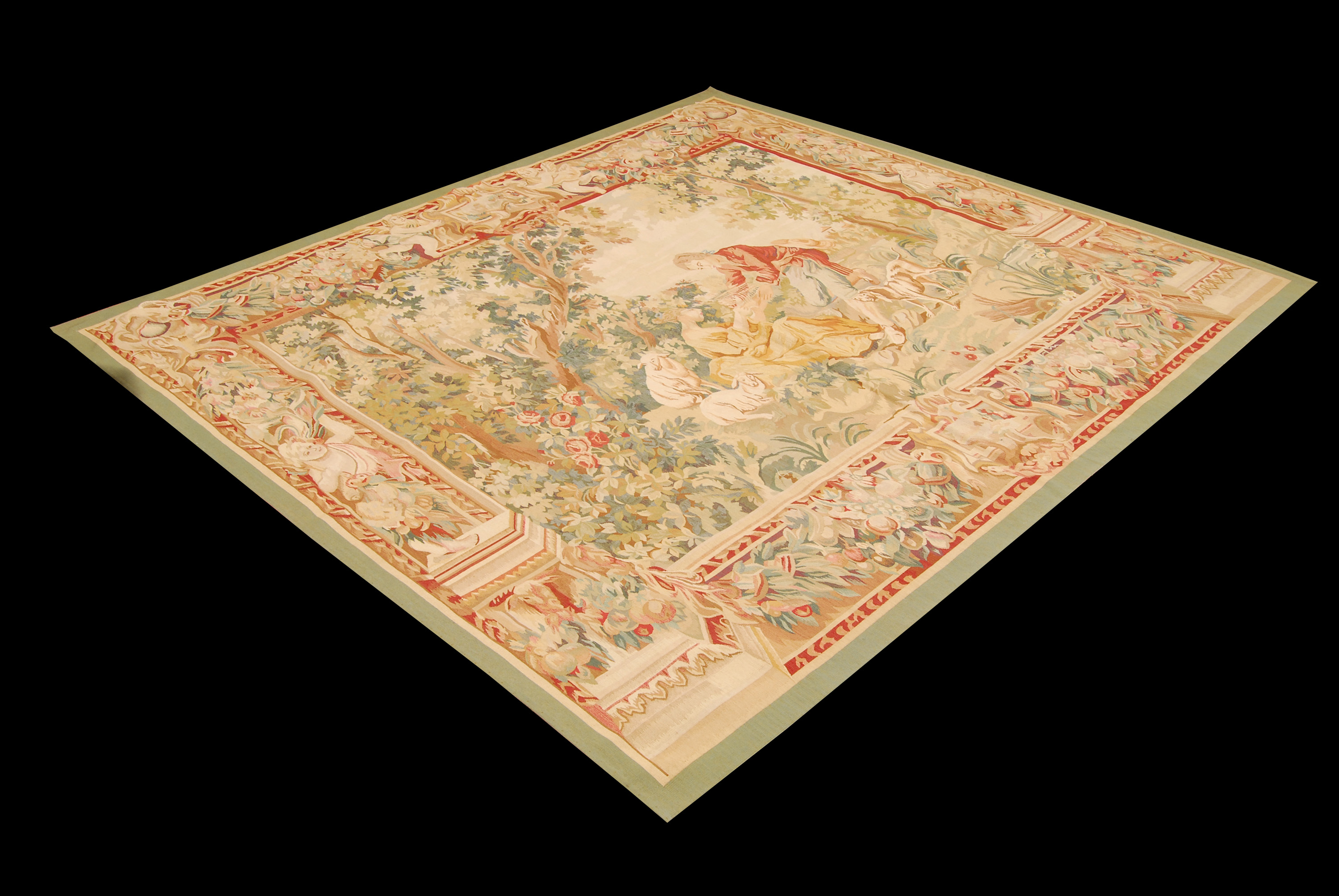 Aubusson Arazzo classic figurativ francia design 210×186 CM