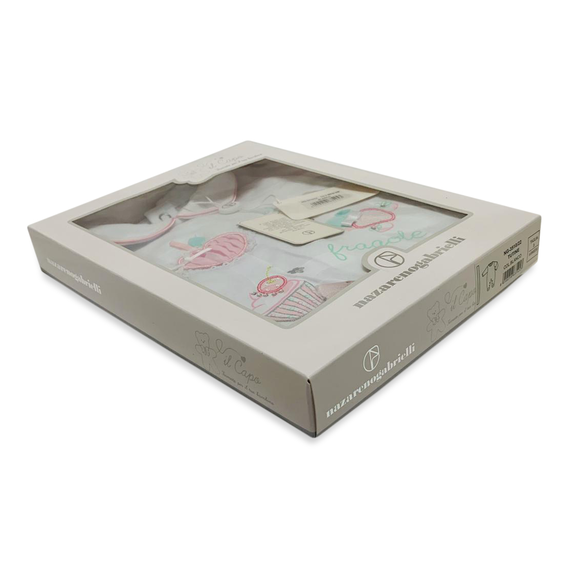 Tutina body neonato in jersey cotone Nazareno Gabrielli tuta body bimba 2591 - Imagen 5 de 7