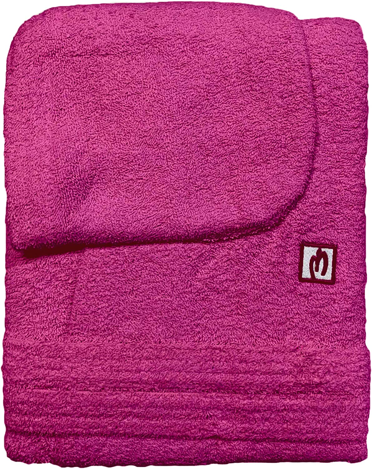 Marta Marzotto Baumwollfrottee Bademantel Herren Damen mit Kapuze 2665 - Bild 6 von 12