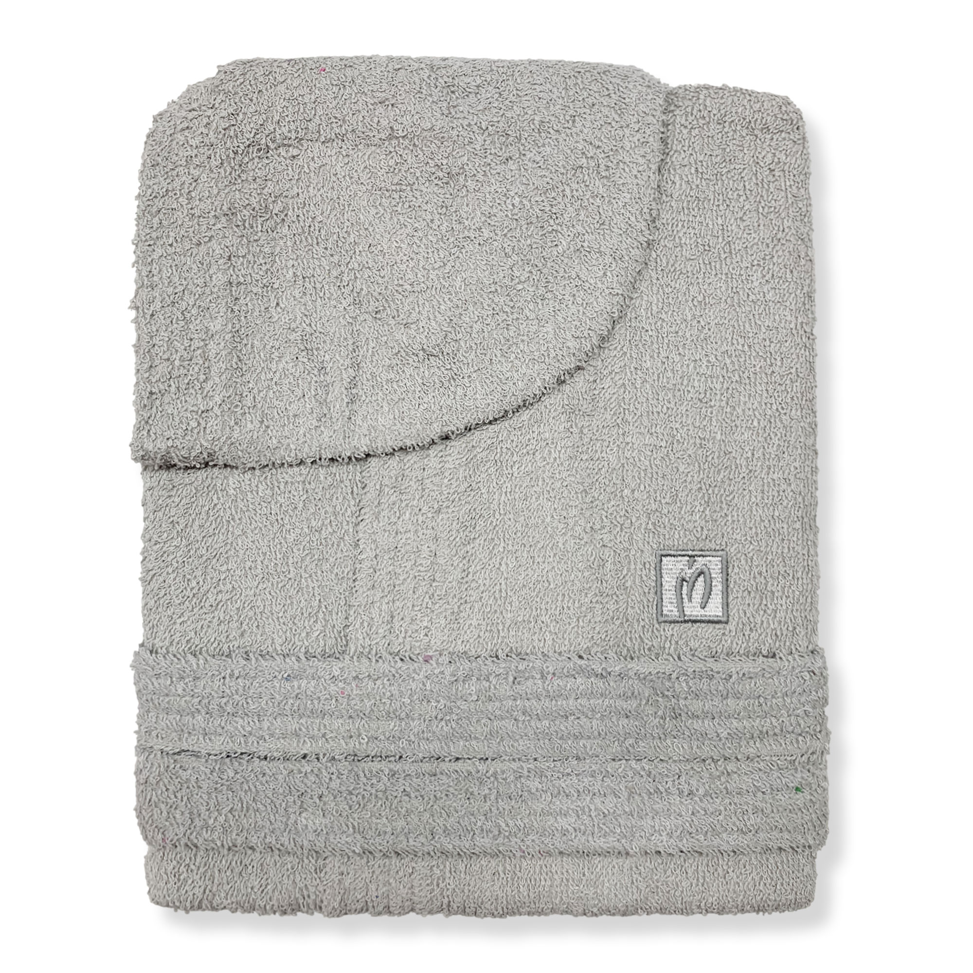 Marta Marzotto Baumwollfrottee Bademantel Herren Damen mit Kapuze 2665 - Bild 7 von 12