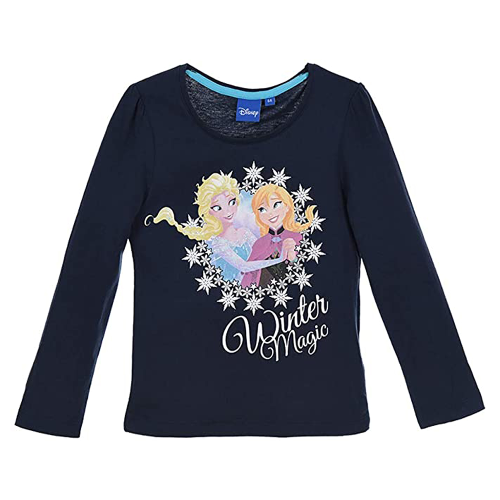 Official Disney Frozen Elsa Girls Long Sleeve T-Shirt Original 3298 - Picture 2 of 4