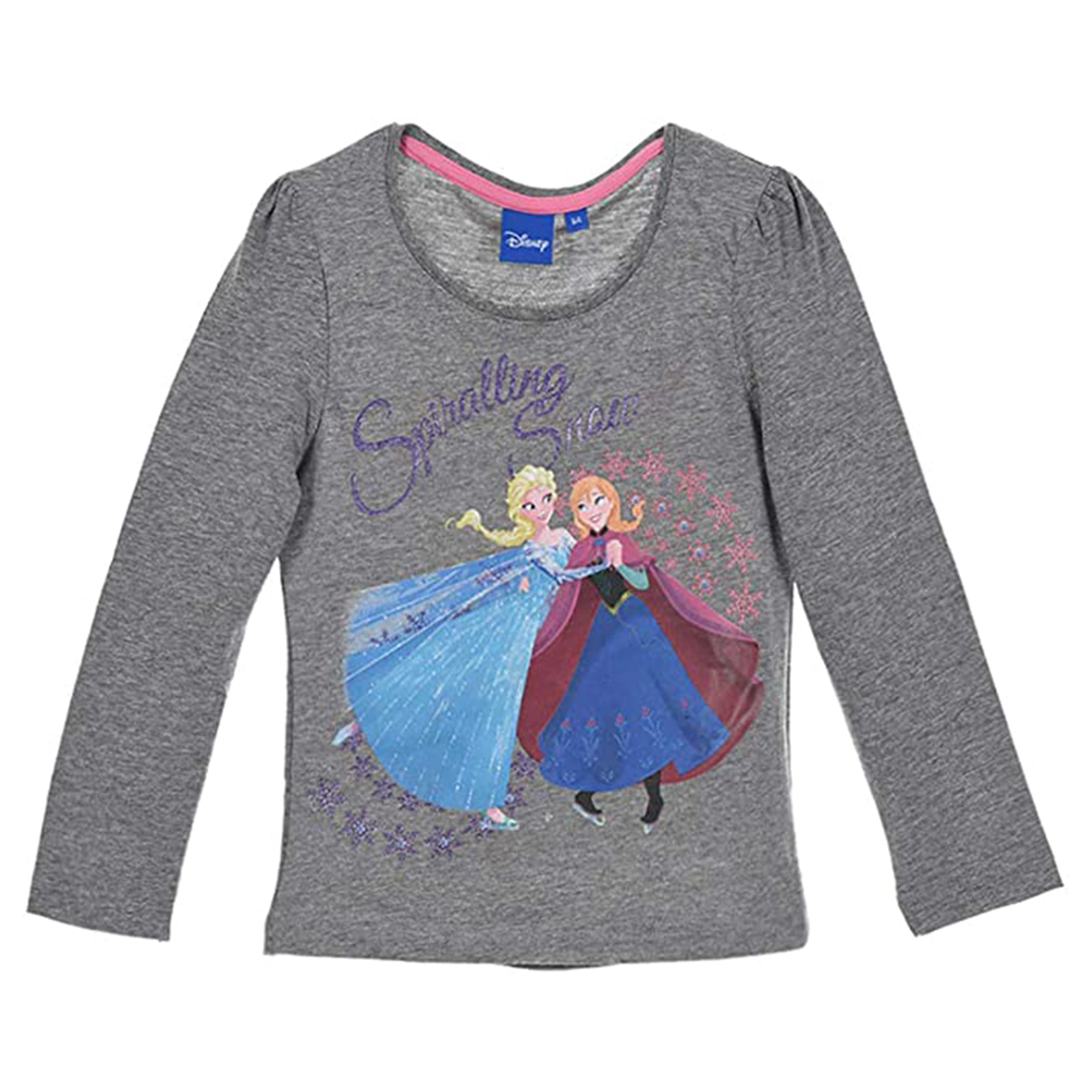 Official Disney Frozen Elsa Girls Long Sleeve T-Shirt Original 3298 - Picture 3 of 4