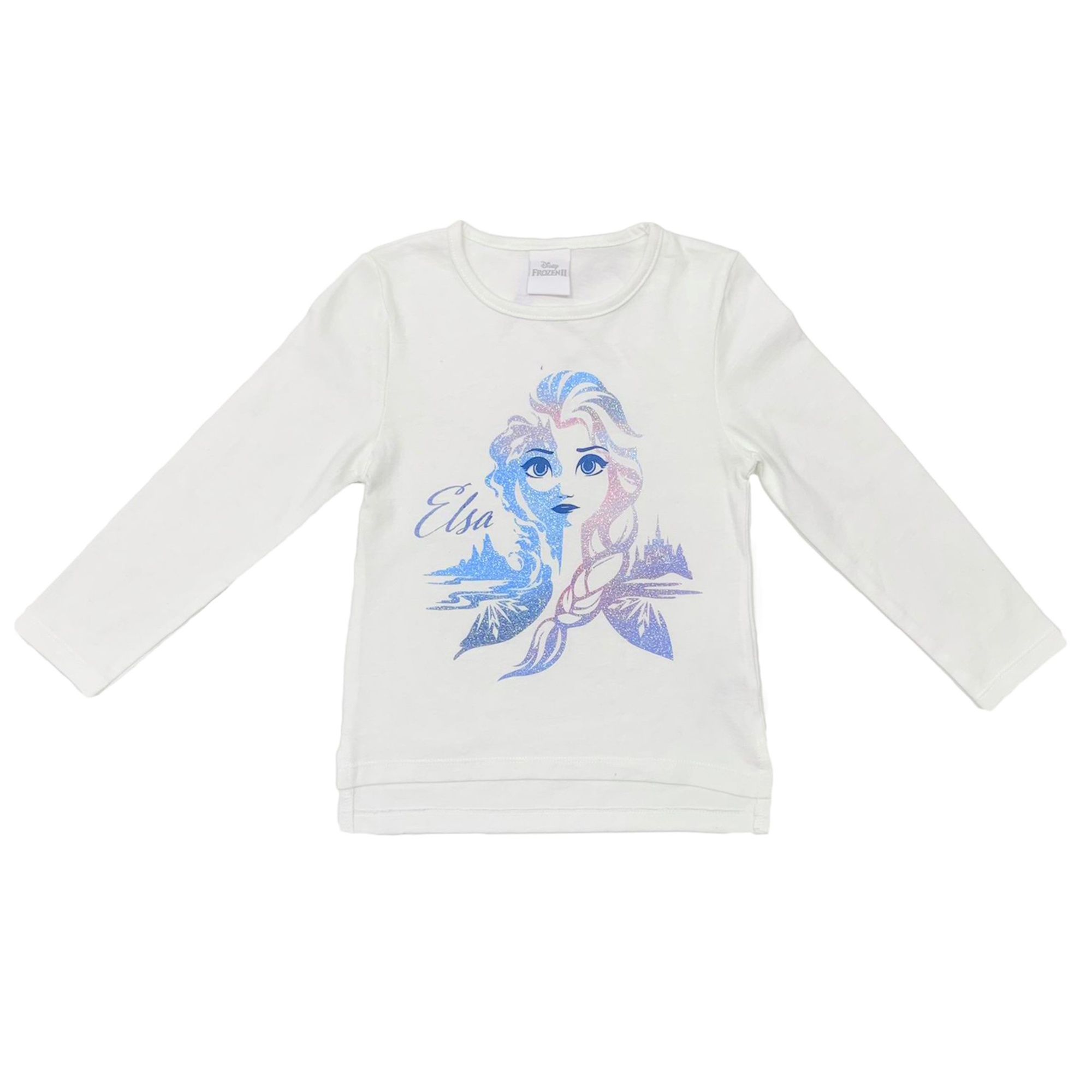 Official Disney Frozen Elsa Girls Long Sleeve T-Shirt Original 3324 - Picture 2 of 4