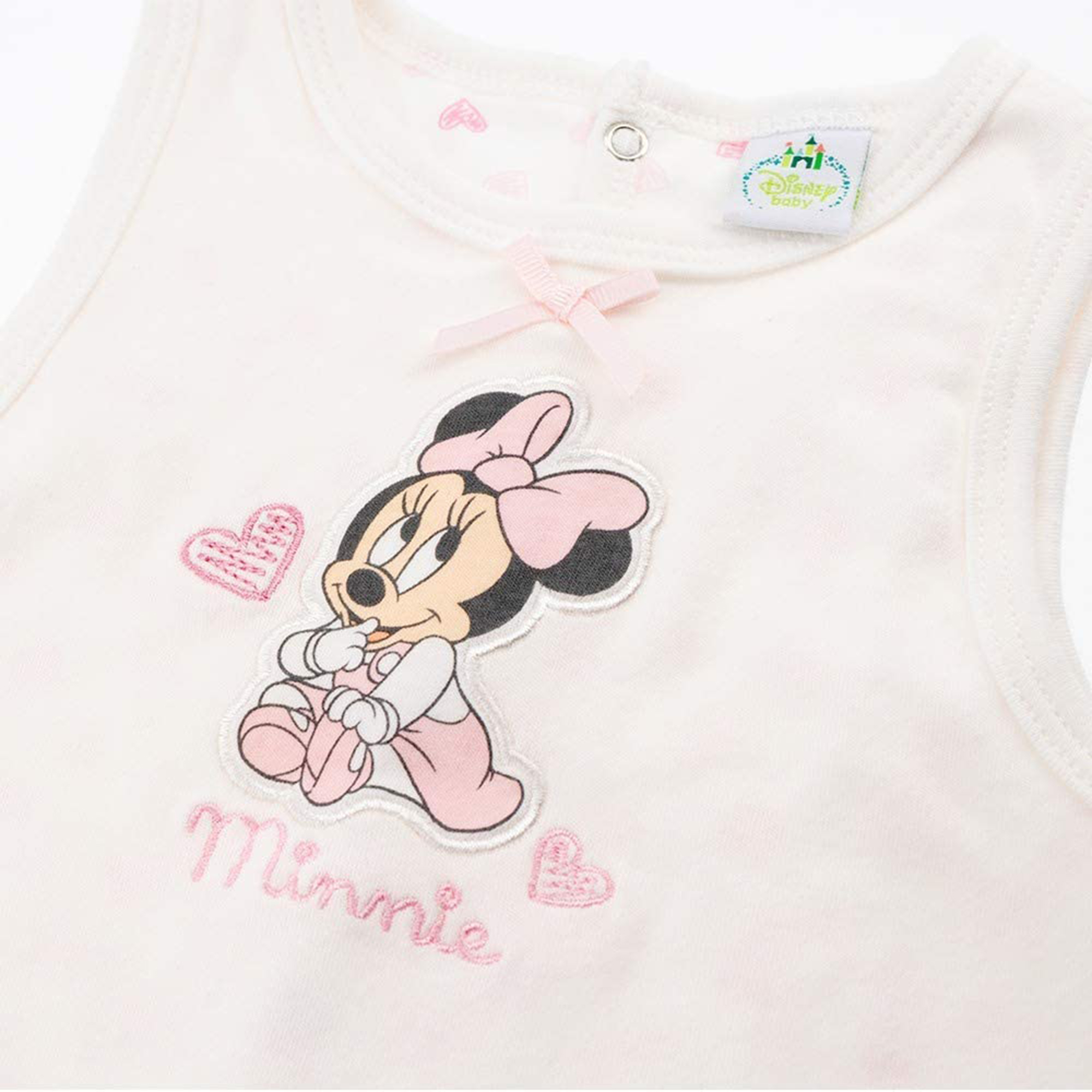 Set 3 pezzi tutina pagliaccetto body e giacchino Disney Minnie neonata 3428 - Picture 15 of 23