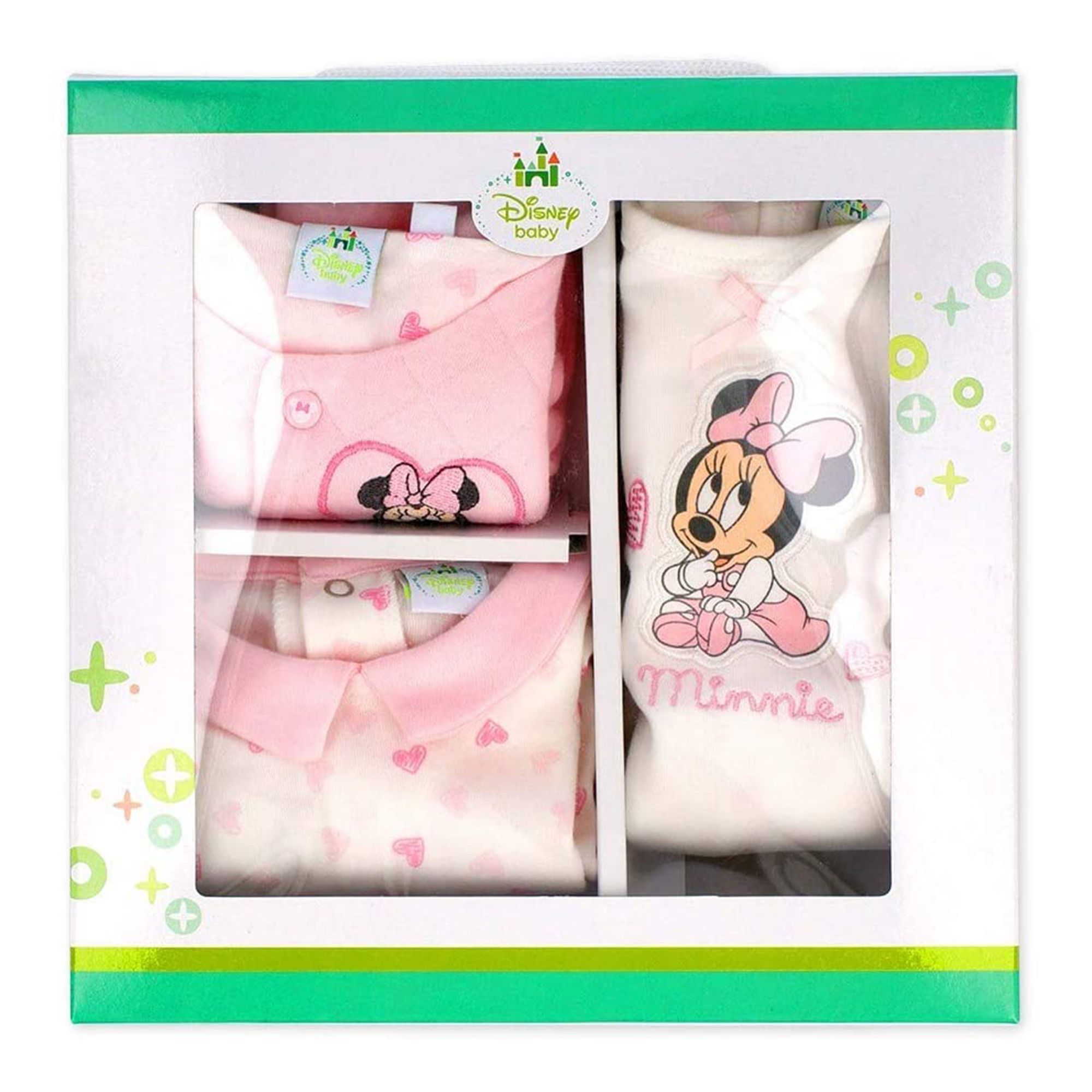 Set 3 pezzi tutina pagliaccetto body e giacchino Disney Minnie neonata 3428 - Picture 17 of 23