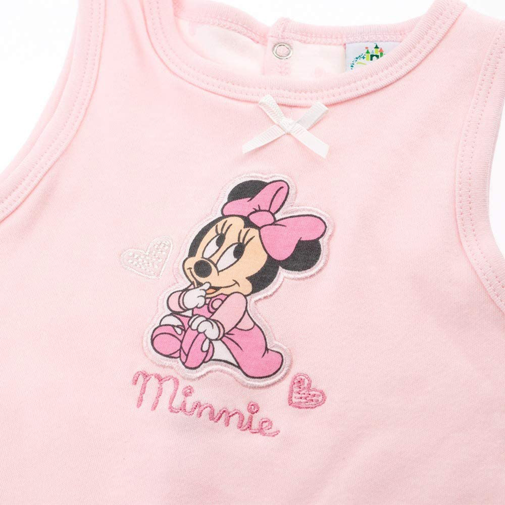 Set 3 pezzi tutina pagliaccetto body e giacchino Disney Minnie neonata 3428 - Picture 21 of 23