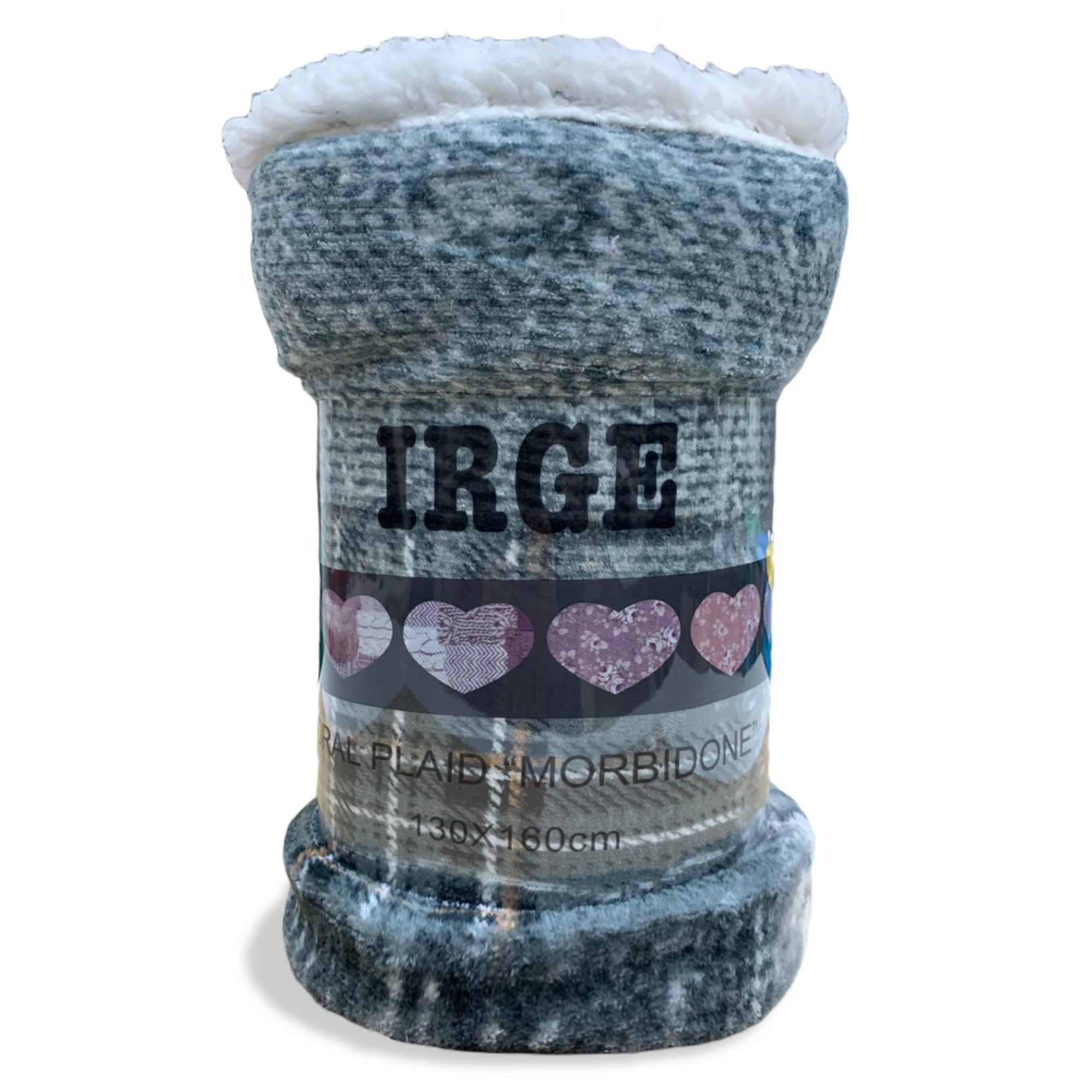 Plaid coperta con ricciolino microfibra multifunzionale singolo 130x160 cm 3518 - Imagen 18 de 36