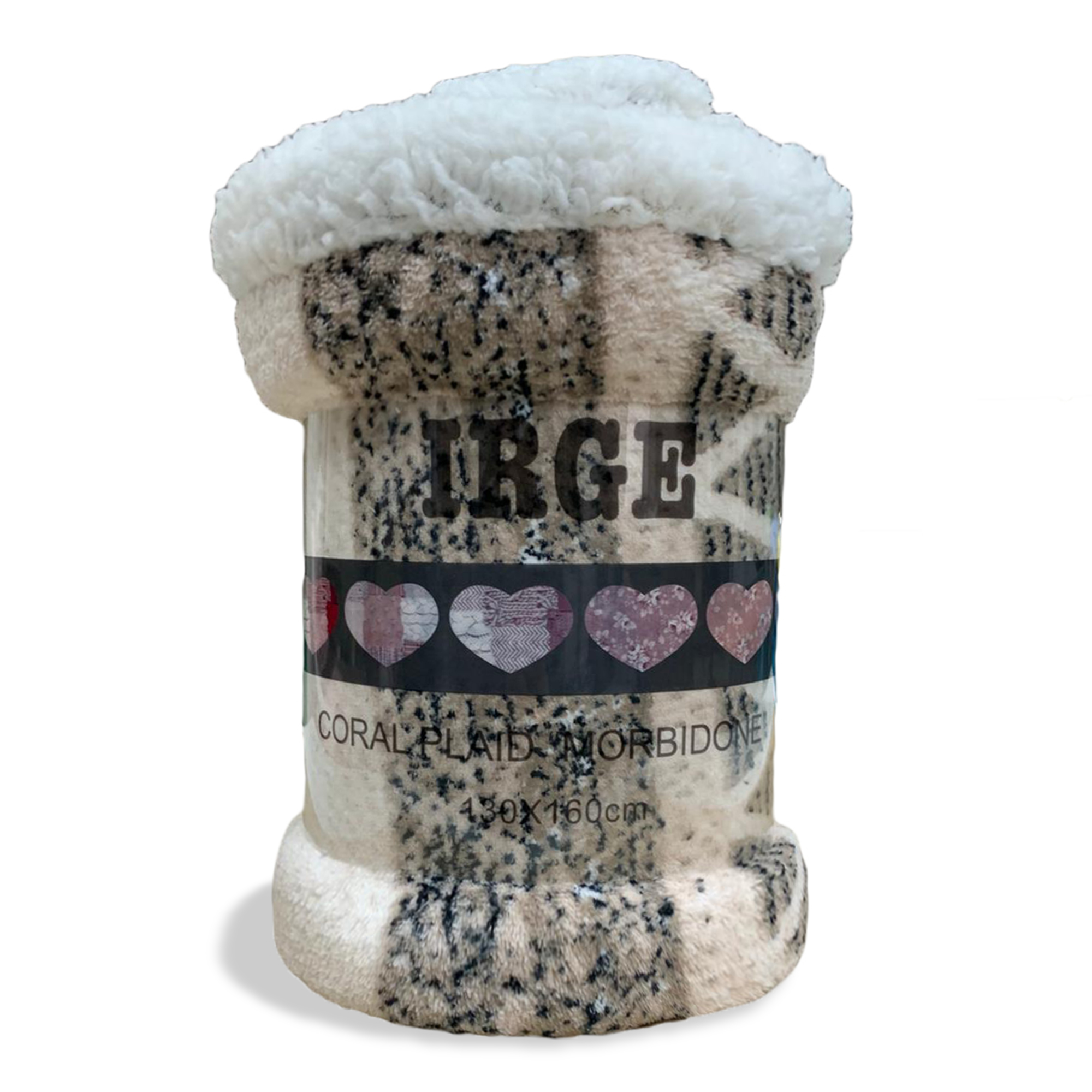 Plaid coperta con ricciolino microfibra multifunzionale singolo 130x160 cm 3518 - Imagen 30 de 36