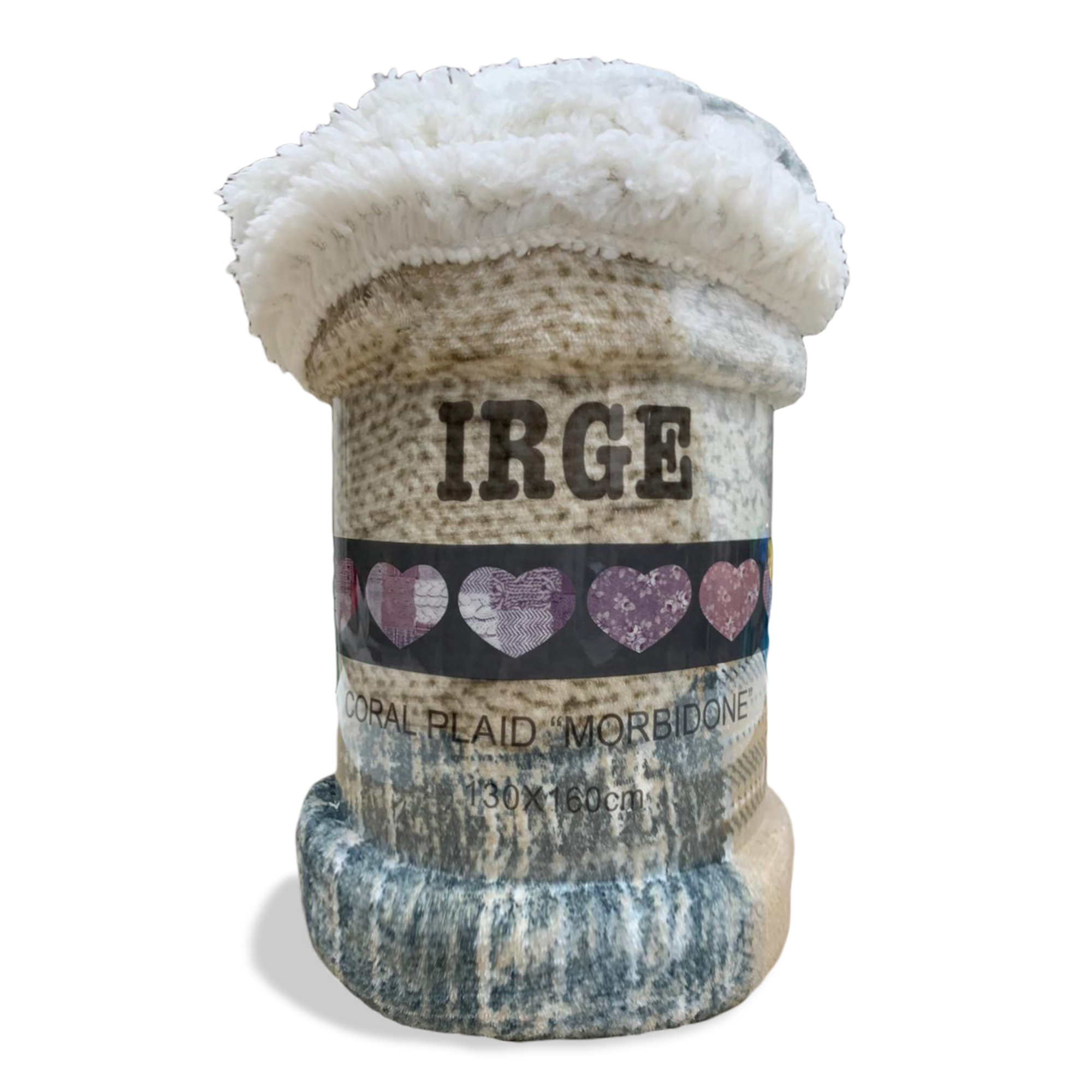 Plaid coperta con ricciolino microfibra multifunzionale singolo 130x160 cm 3518 - Imagen 36 de 36