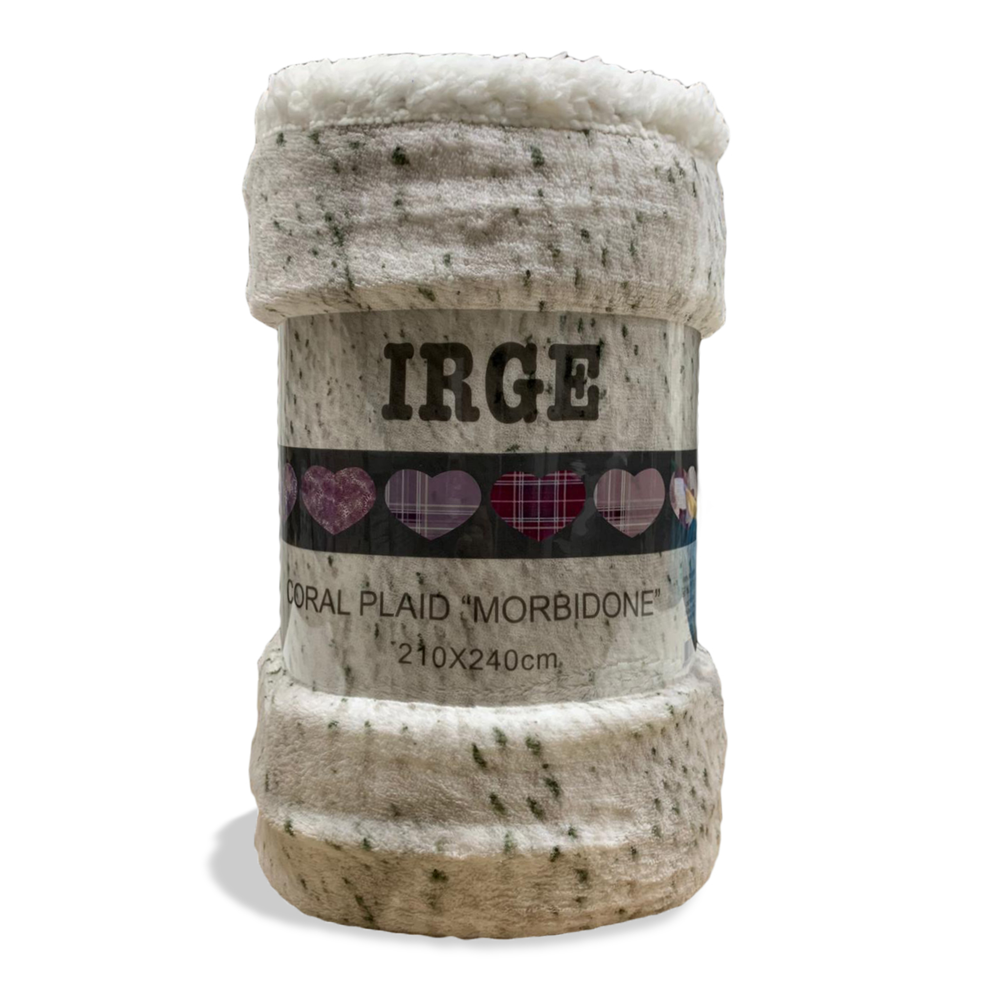 Plaid coperta Irge con ricciolino microfibra multifunzionale 160x210 cm 3519 - Imagen 14 de 36