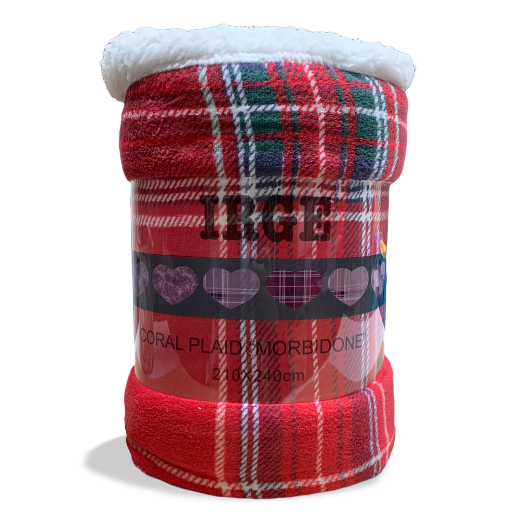 Plaid coperta Irge con ricciolino microfibra multifunzionale 160x210 cm 3519 - Imagen 18 de 36