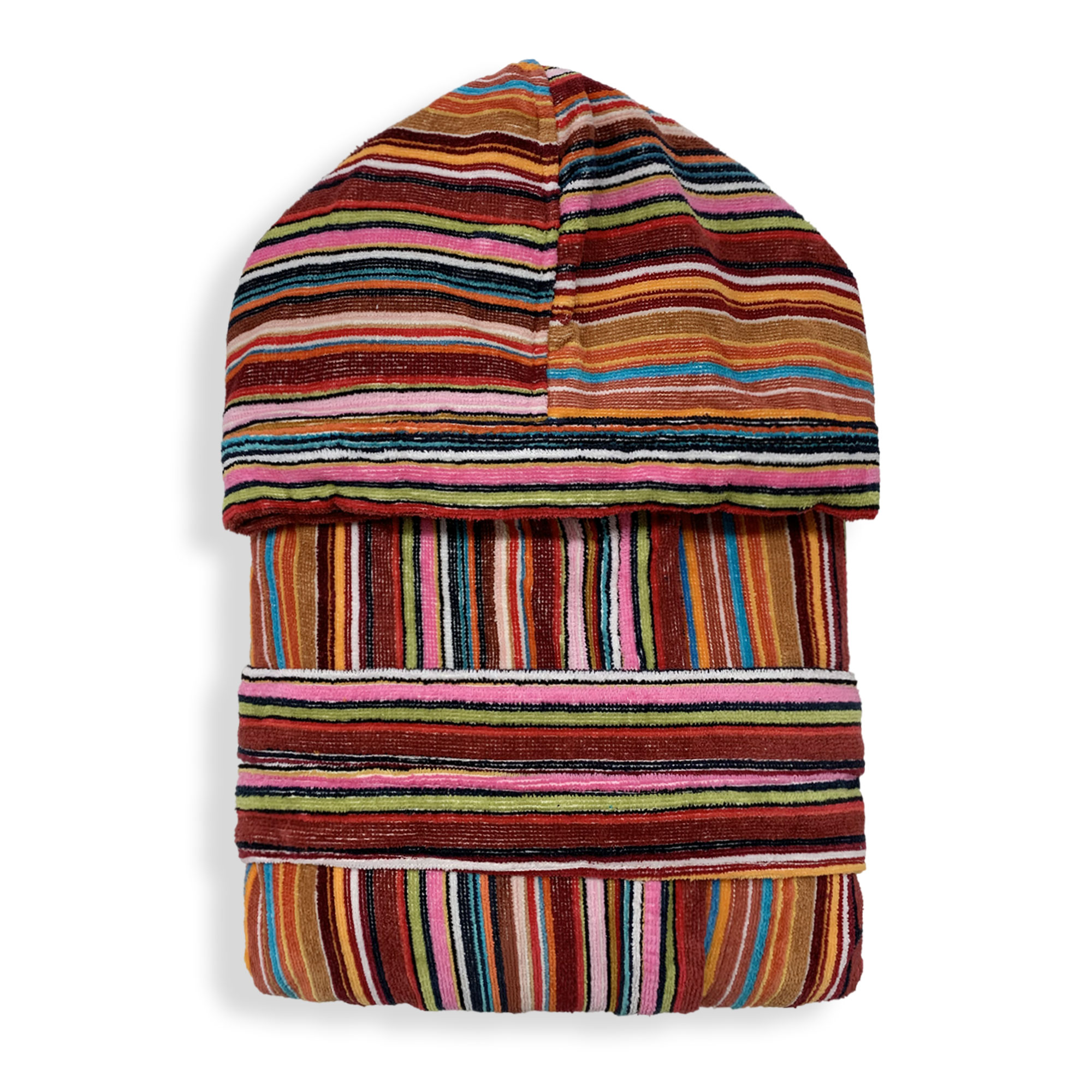 Sommaruga Herren Chenille Frottee Bademantel mit Kapuze 3590 - Bild 6 von 34