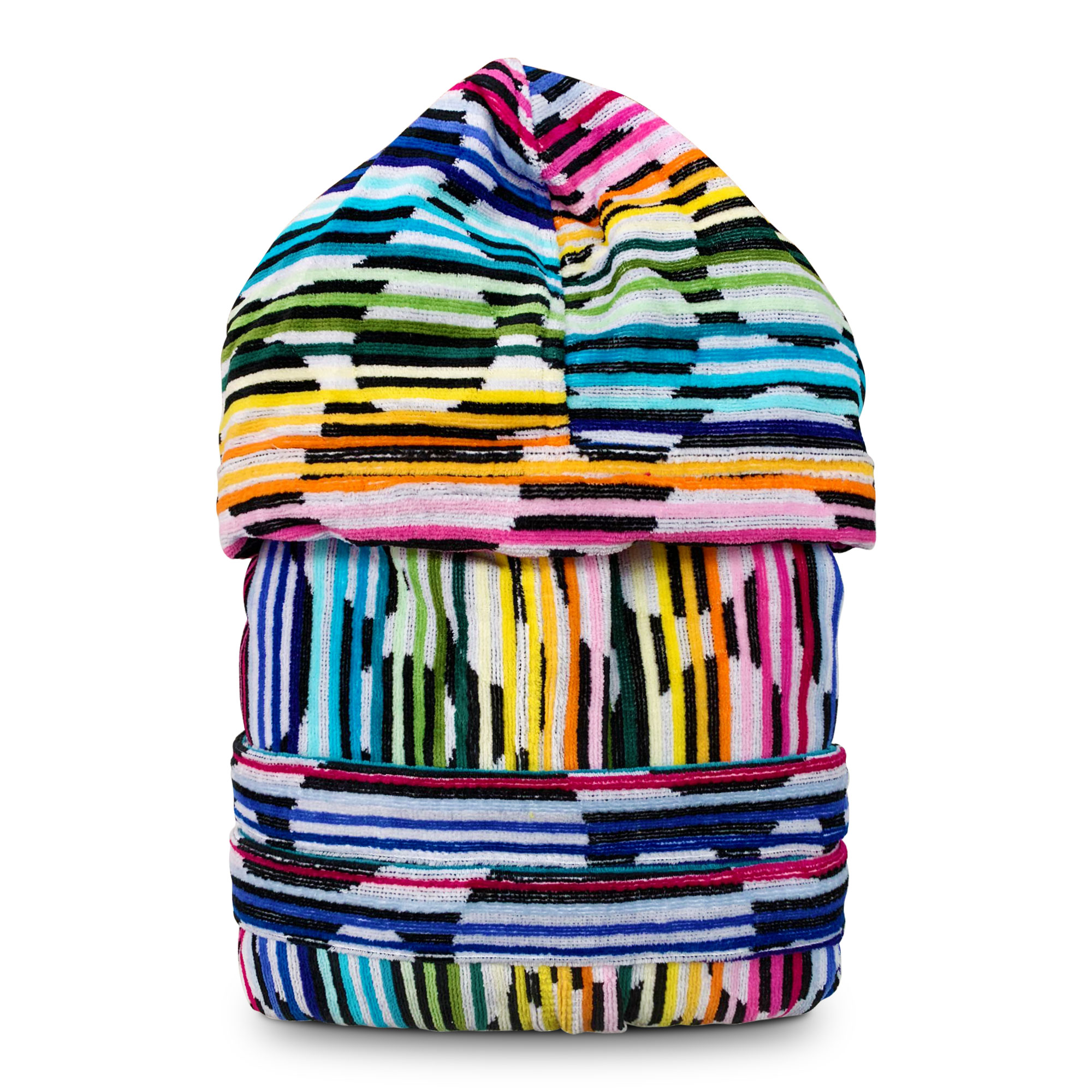 Sommaruga Herren Chenille Frottee Bademantel mit Kapuze 3590 - Bild 9 von 34