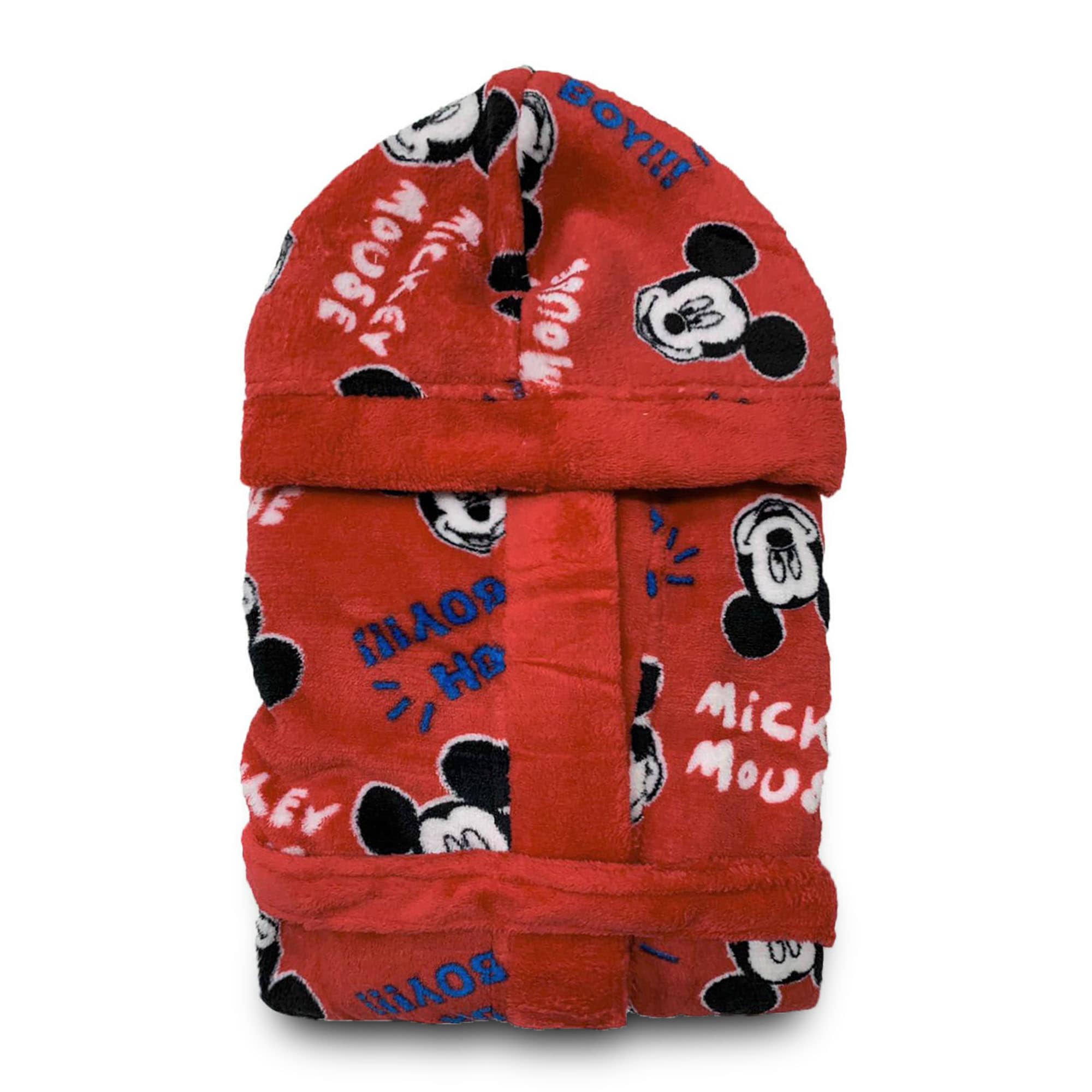Disney Mickey Mouse Kinder Fleece Morgenmantel mit Kapuze 3846 - Bild 3 von 3
