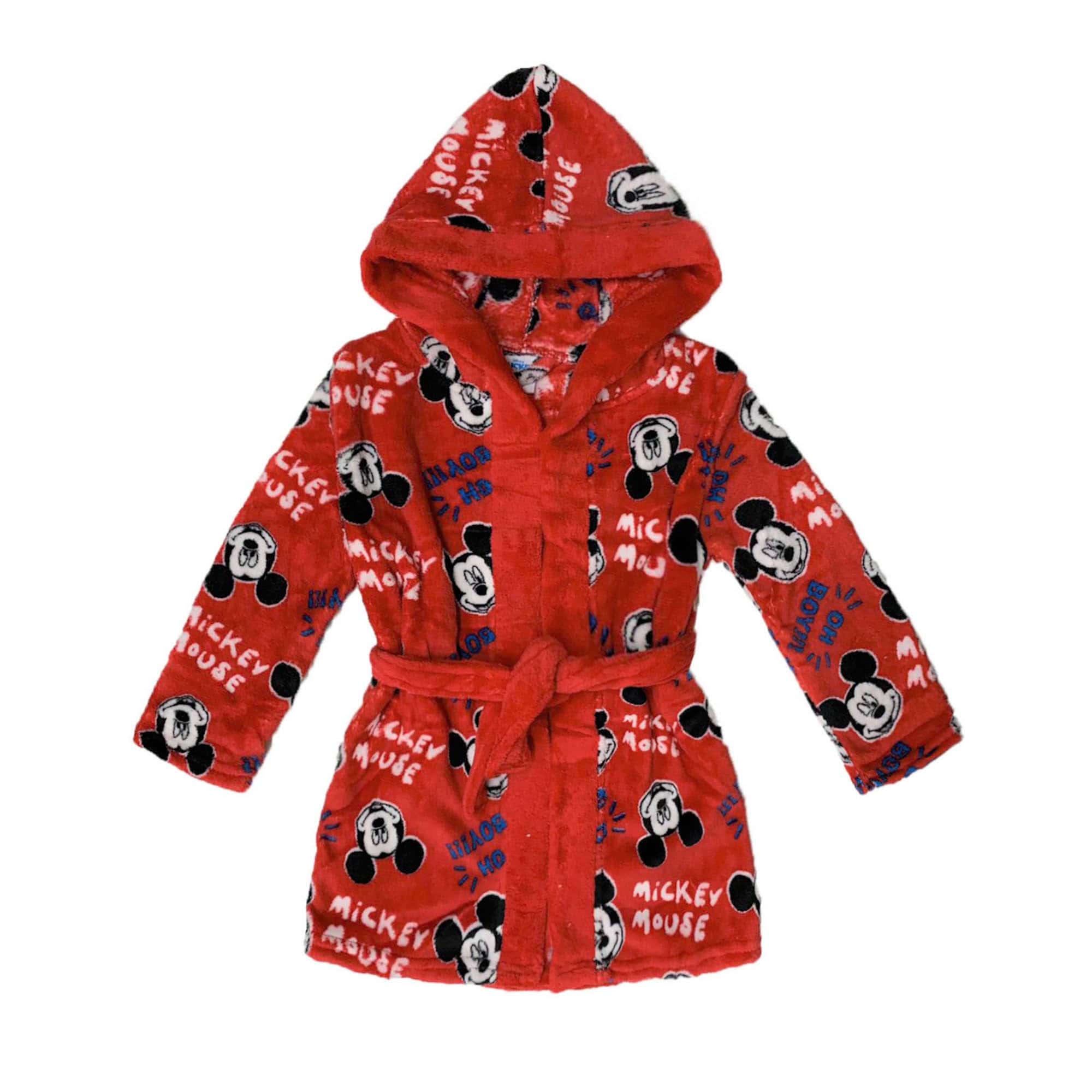 Disney Mickey Mouse Kinder Fleece Morgenmantel mit Kapuze 3846 - Bild 2 von 3
