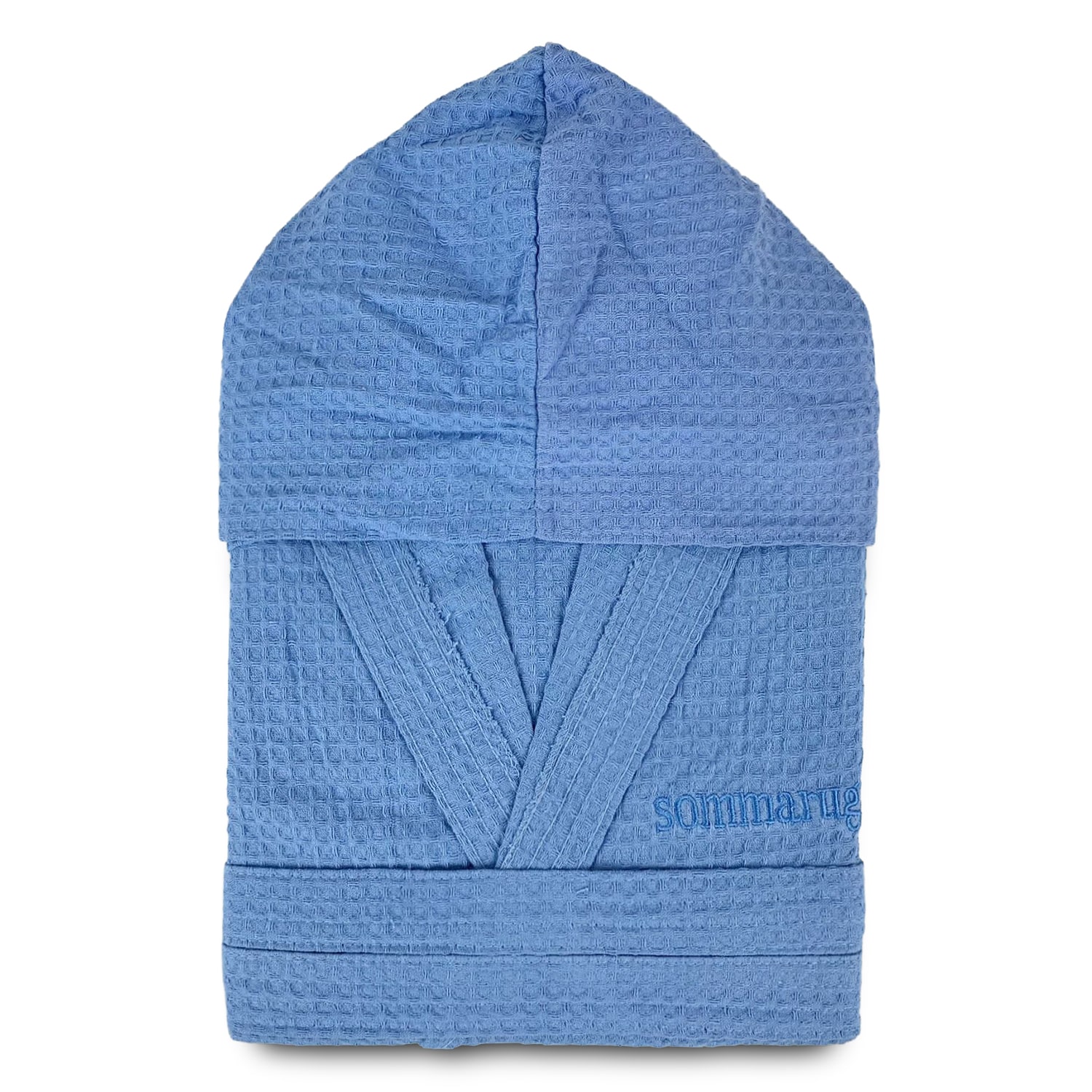 Accappatoio nido d'ape unisex uomo donna Sommaruga 350gr tasche e cappuccio 4219 - Picture 2 of 16