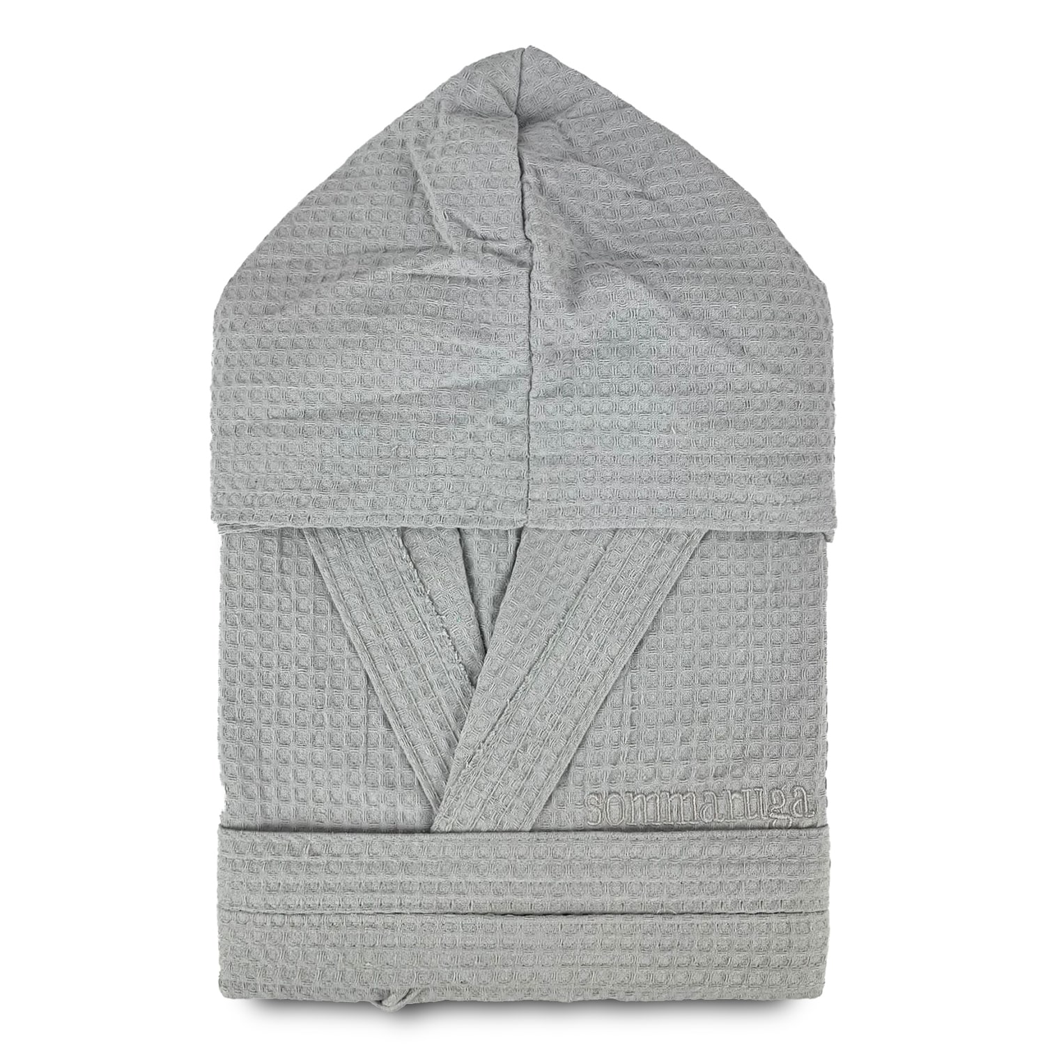 Accappatoio nido d'ape unisex uomo donna Sommaruga 350gr tasche e cappuccio 4219 - Picture 11 of 16