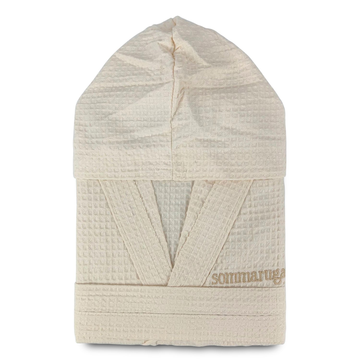 Accappatoio nido d'ape unisex uomo donna Sommaruga 350gr tasche e cappuccio 4219 - Picture 13 of 16