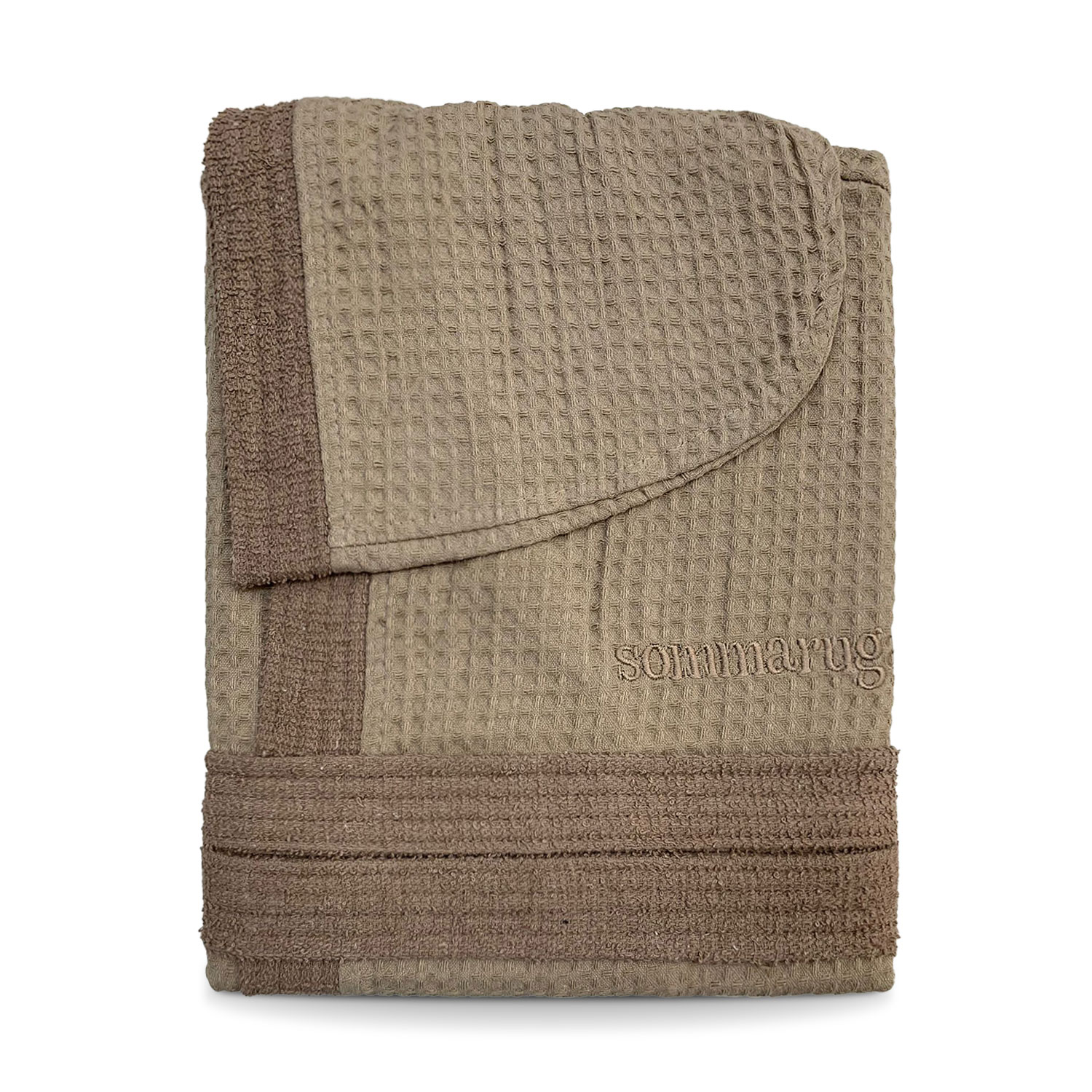 Accappatoio nido d'ape unisex uomo donna Sommaruga 350gr tasche e cappuccio 4219 - Picture 15 of 16