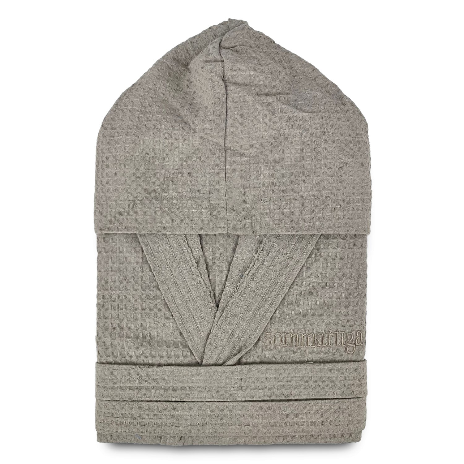 Accappatoio nido d'ape unisex uomo donna Sommaruga 350gr tasche e cappuccio 4219 - Picture 16 of 16
