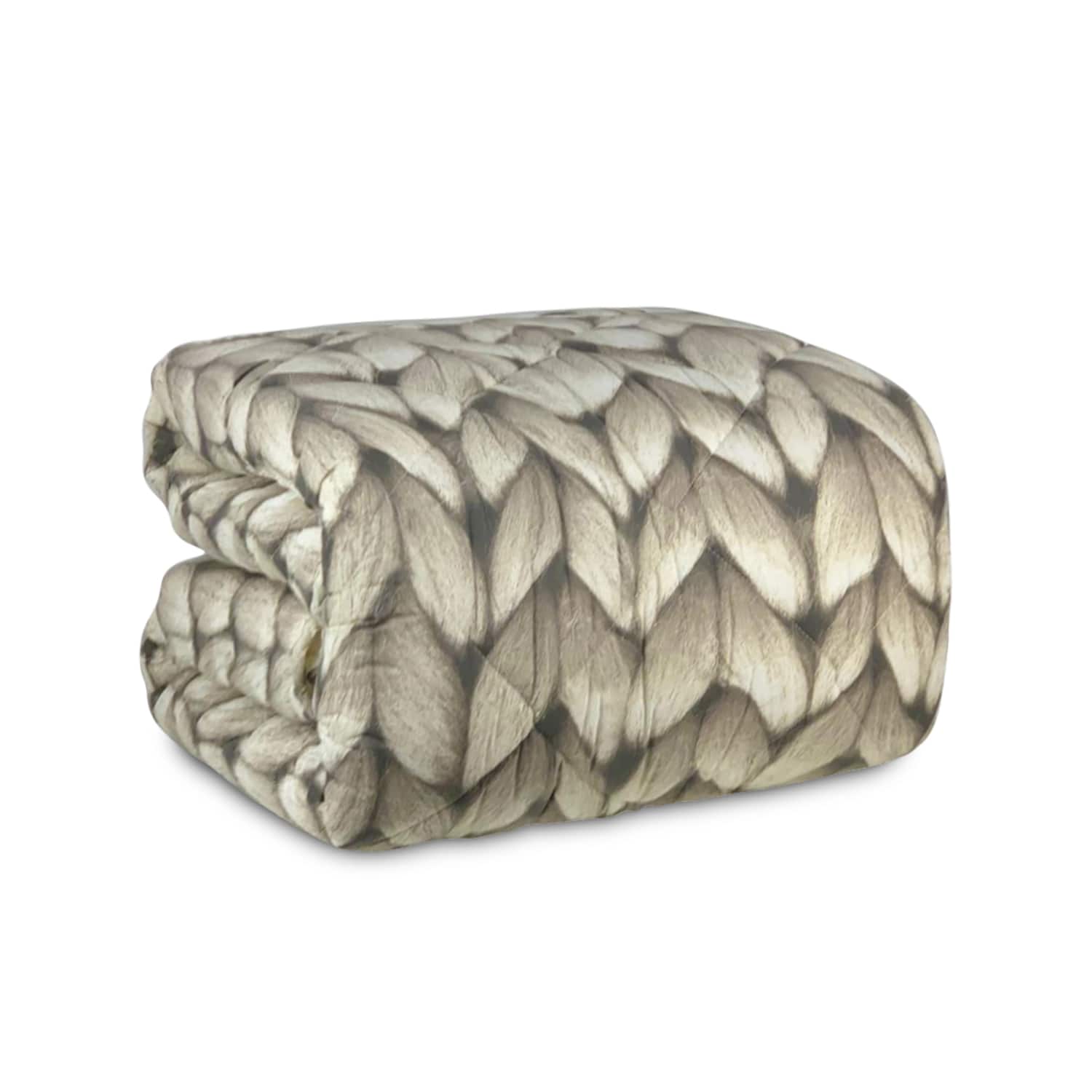 Trapunta singola in cotone Biancaluna piumone invernale Berna stampata 4456 - Imagen 3 de 8