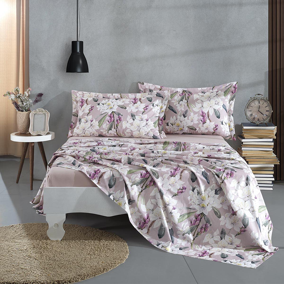 Completo lenzuola in cotone matrimoniale Maestri Cotonieri letto 2 piazze 4499 - Imagen 4 de 6