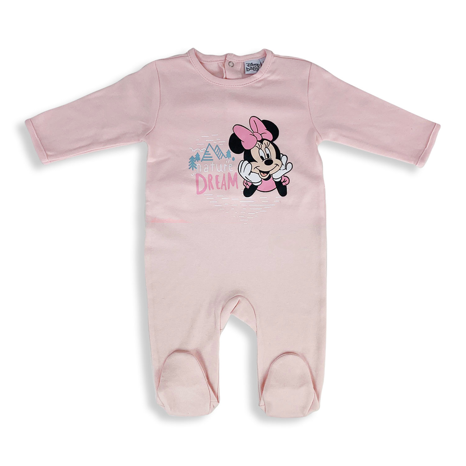 Tutina Disney Pagliaccetto neonato Minnie Mouse Pigiama in velluto bimba 4826 - Picture 5 of 6