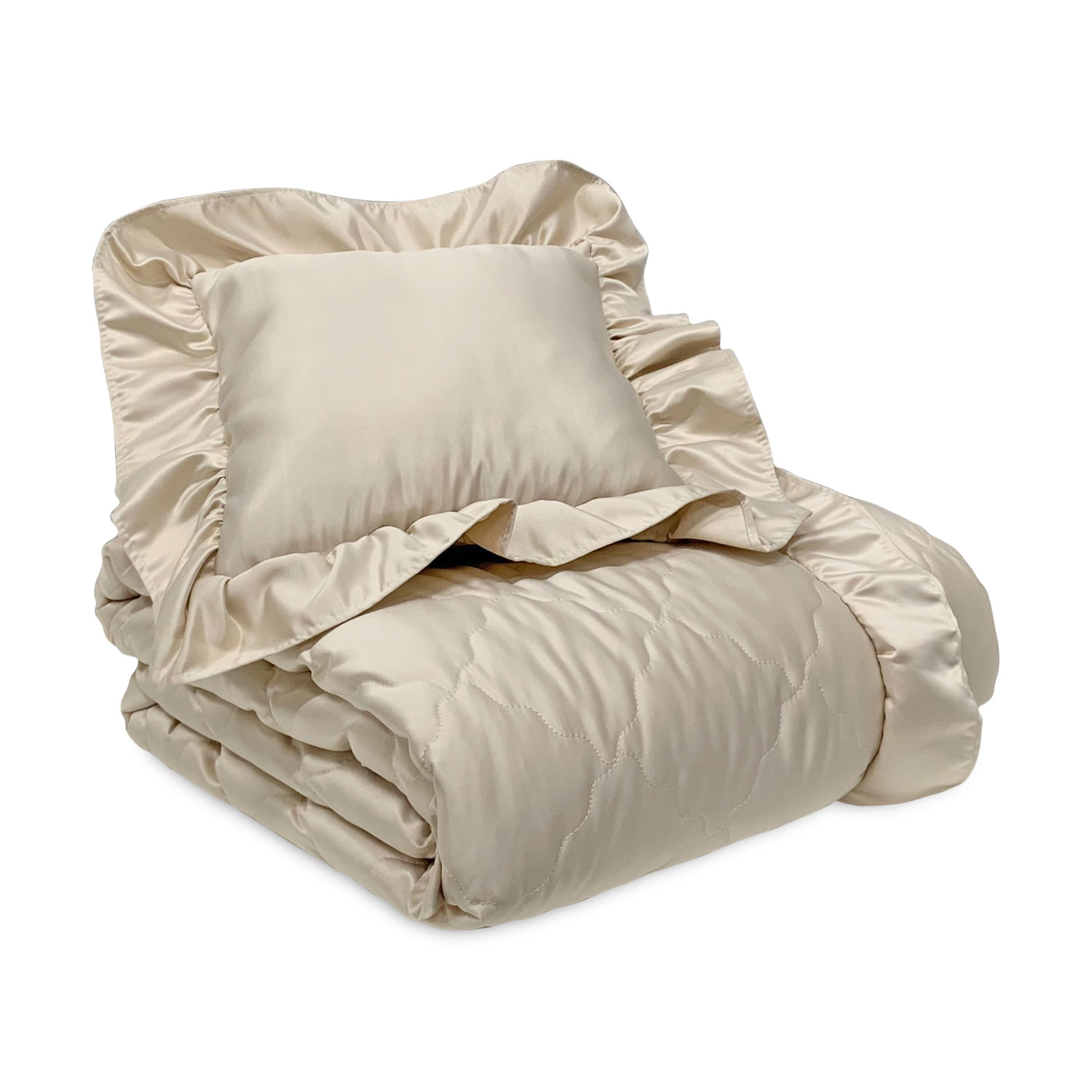 Frühlingssteppdecke Doppelbett Laura Blasi Satin Queen 4958 - Bild 9 von 12