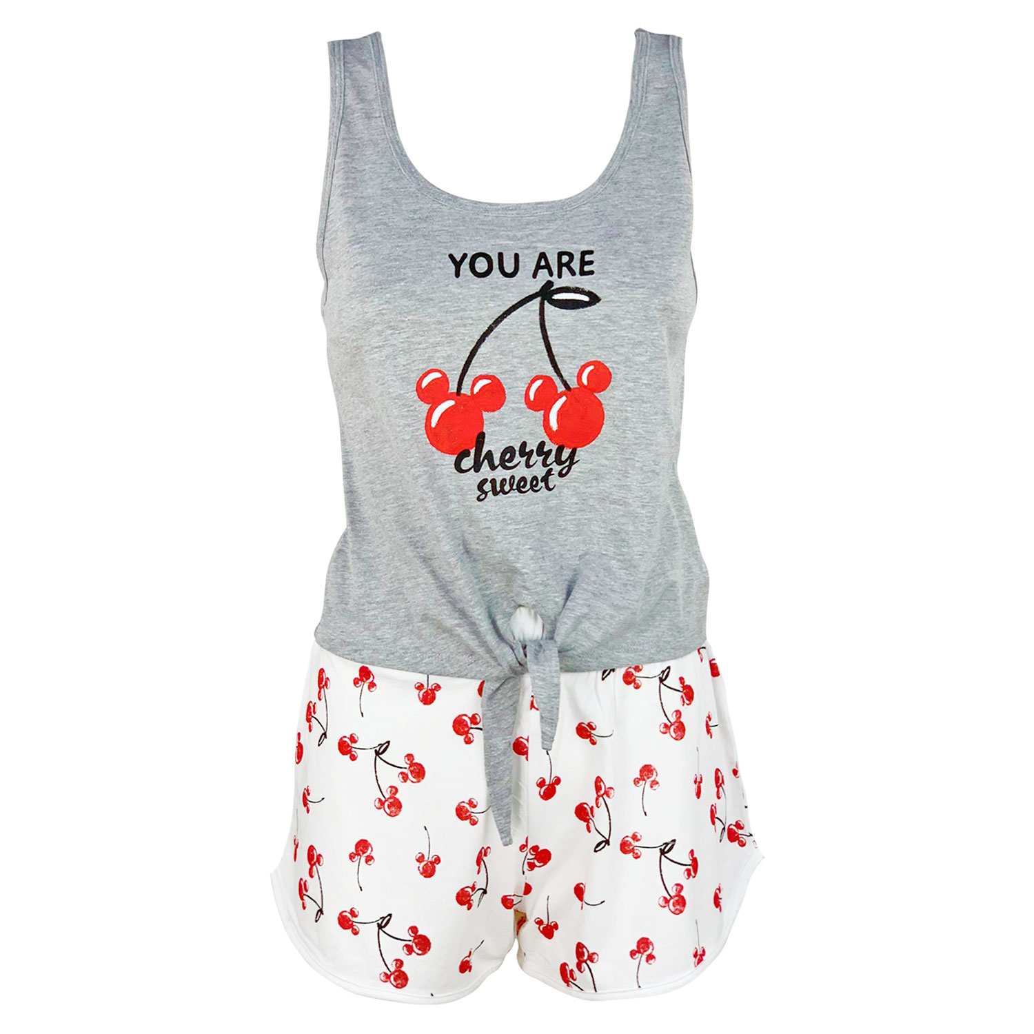Pigiama corto donna Disney Mickey Mouse canotta e pantaloncino in cotone 4971 - Imagen 6 de 7