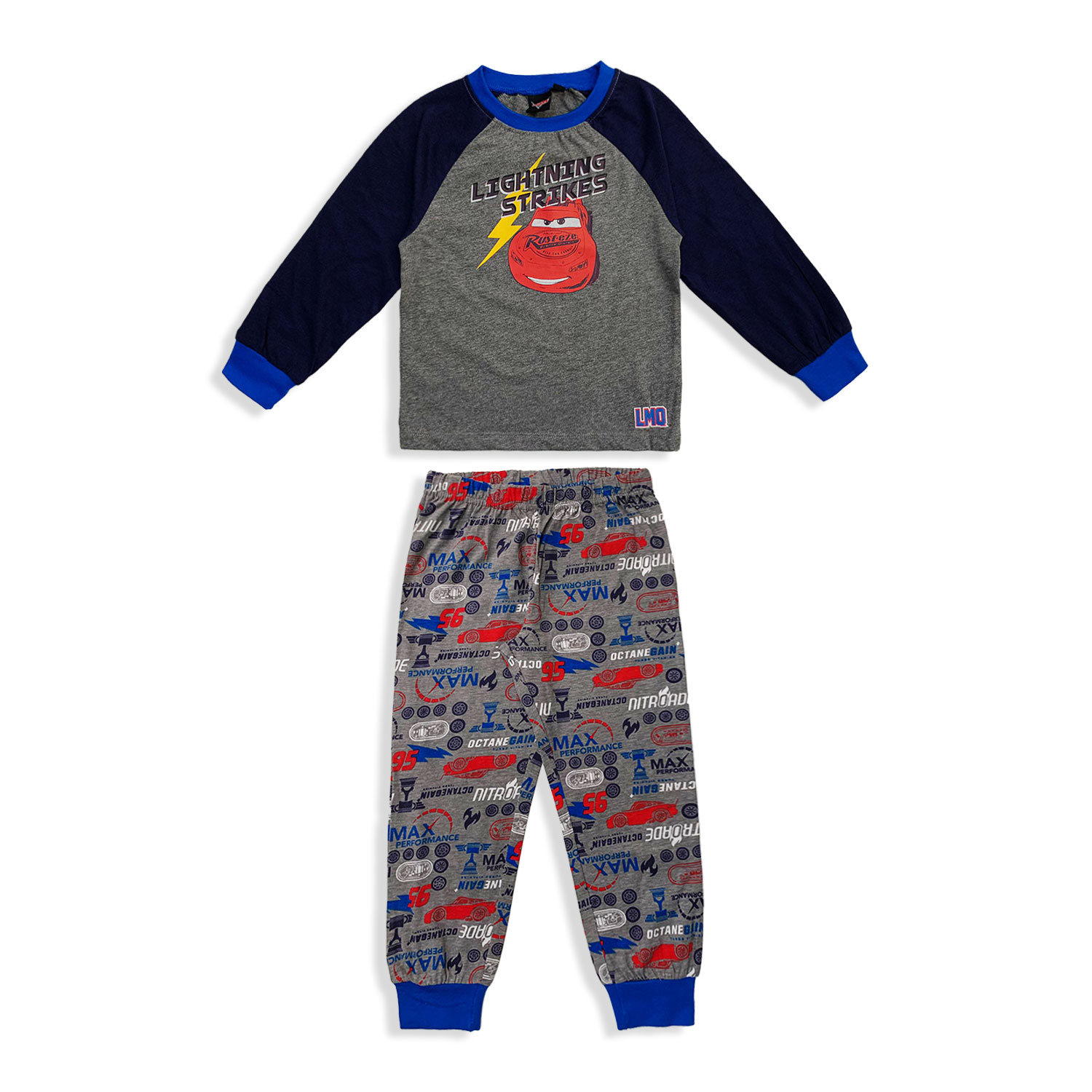 Disney Cars Official Lightning Long Sleeve Baby Cotton Pajamas 5536 - Picture 5 of 10