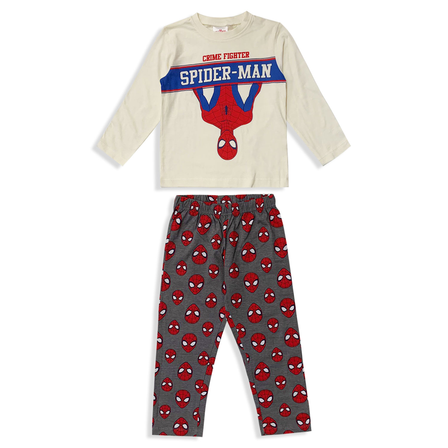 Pigiama Marvel Spiderman lungo ufficiale maniche lunghe in cotone bambino 5570 - Imagen 5 de 10