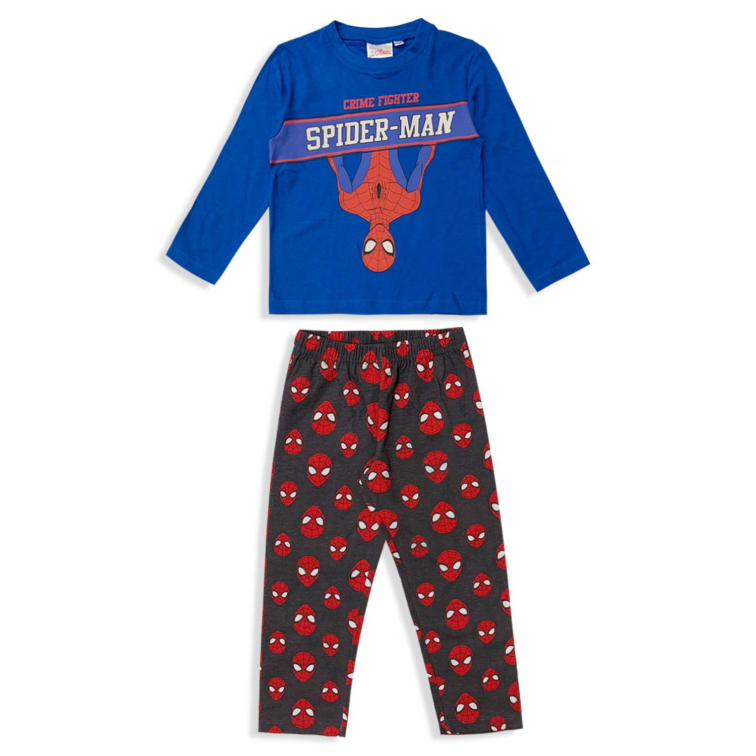 Pigiama Marvel Spiderman lungo ufficiale maniche lunghe in cotone bambino 5570 - Imagen 8 de 10