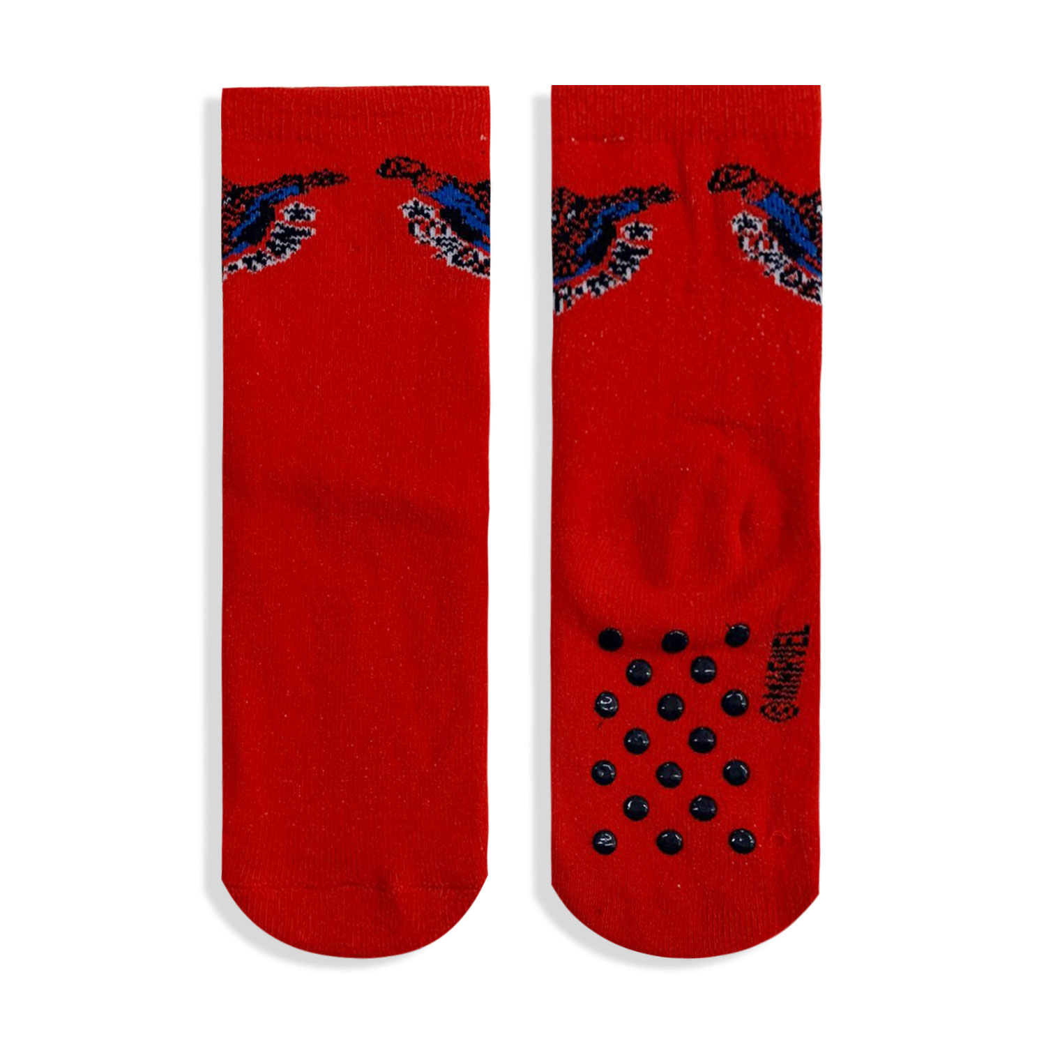 Marvel Spiderman Kids Cotton Non-Slip Socks 5687 - Picture 4 of 4
