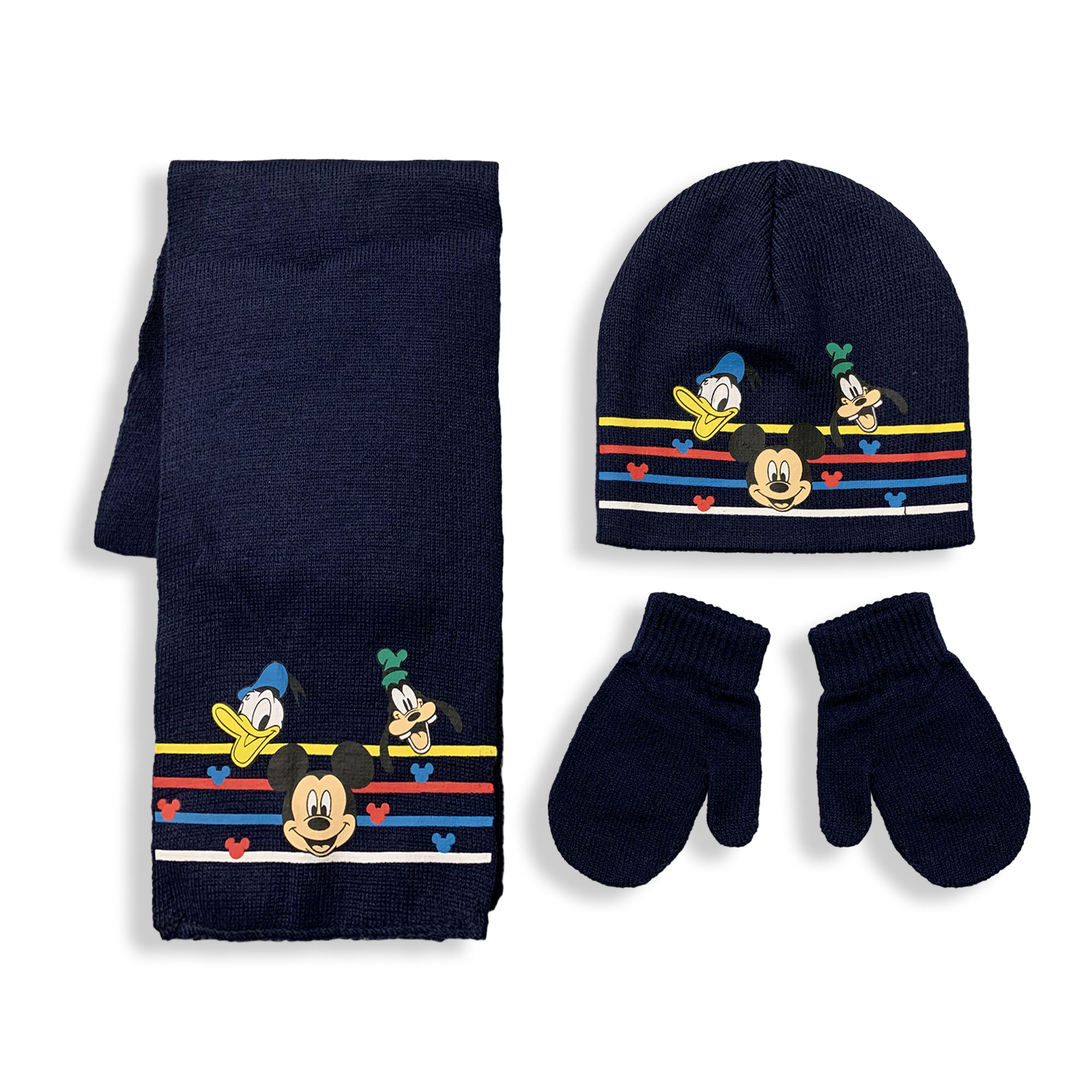 Cappello sciarpa e guanti invernale Mickey Mouse cappellino neonato Bimbo 5908 - Picture 2 of 3