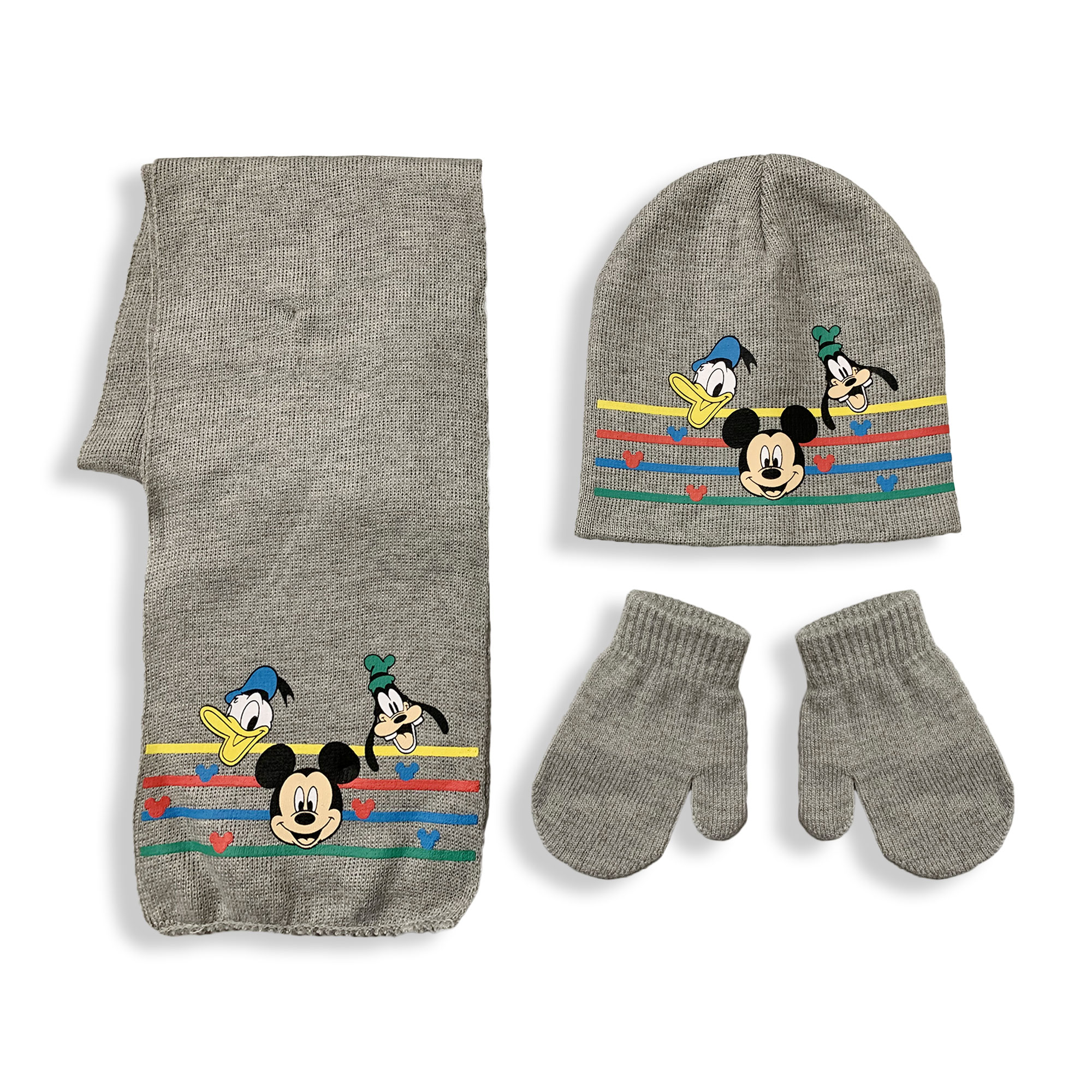 Cappello sciarpa e guanti invernale Mickey Mouse cappellino neonato Bimbo 5908 - Picture 3 of 3