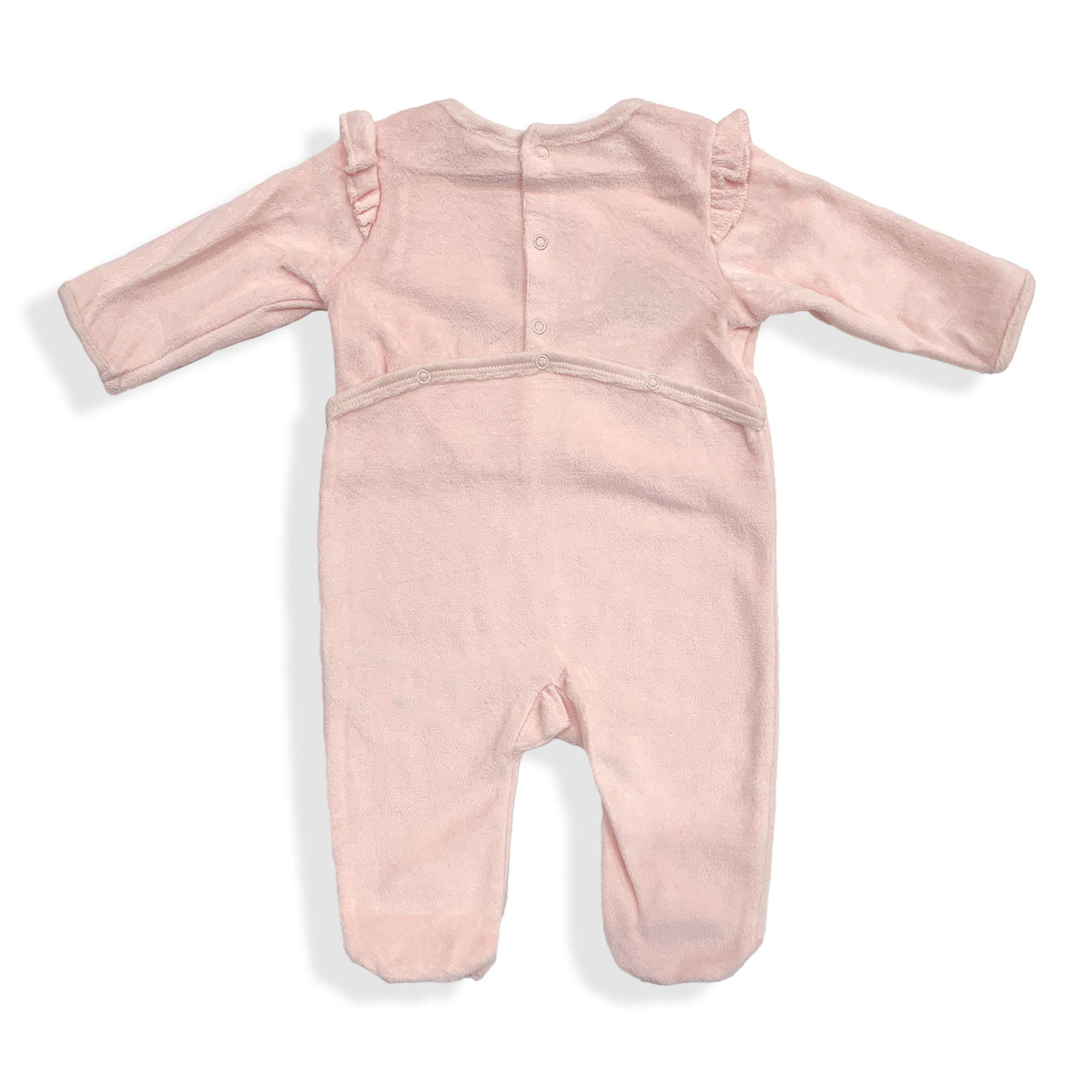 Tutina Disney Pagliaccetto neonato Minnie Mouse Pigiama ciniglia bimba 5934 - Foto 6 di 7