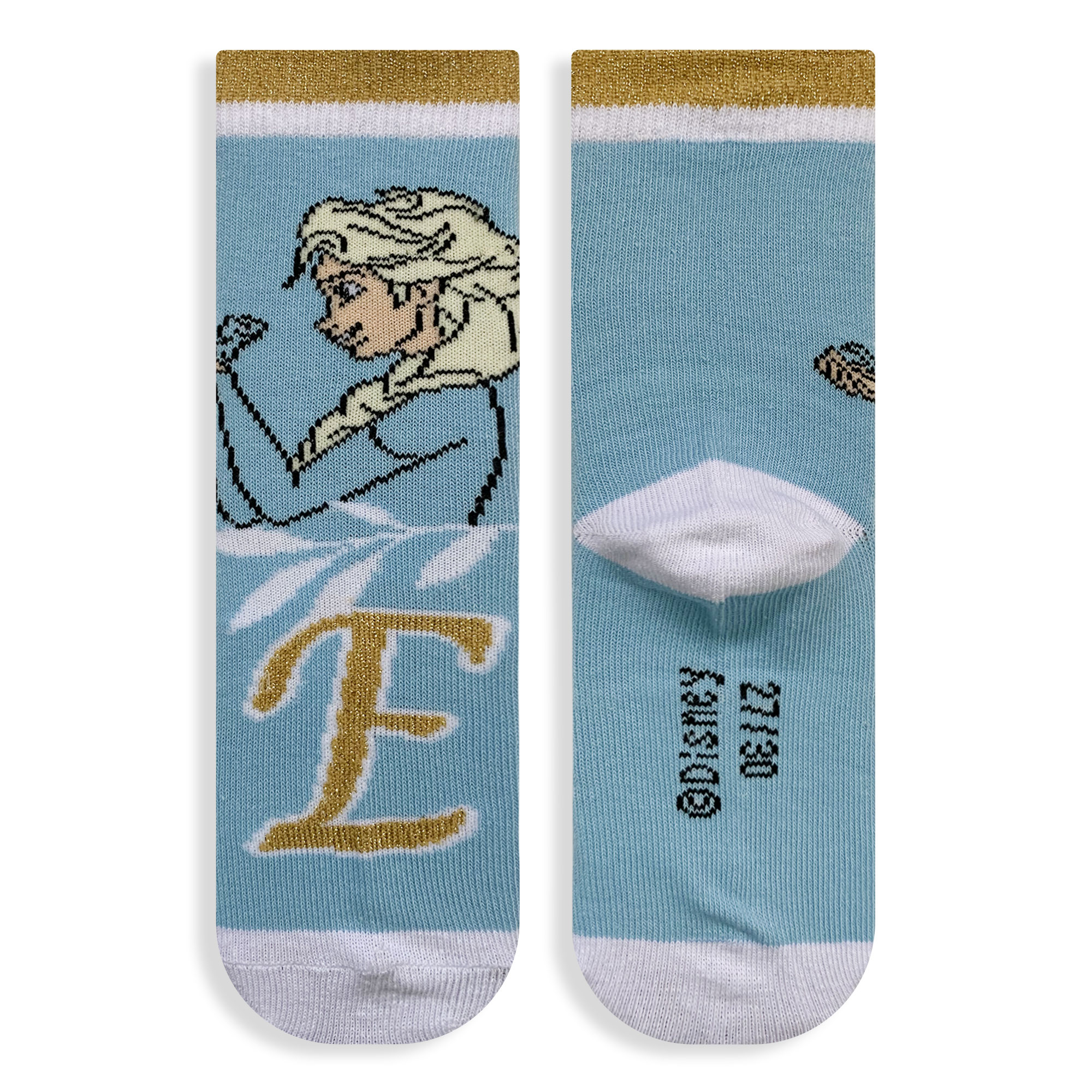 Calzini bambina Disney Frozen Elsa set 3 paia in cotone 6222 - Picture 16 of 23