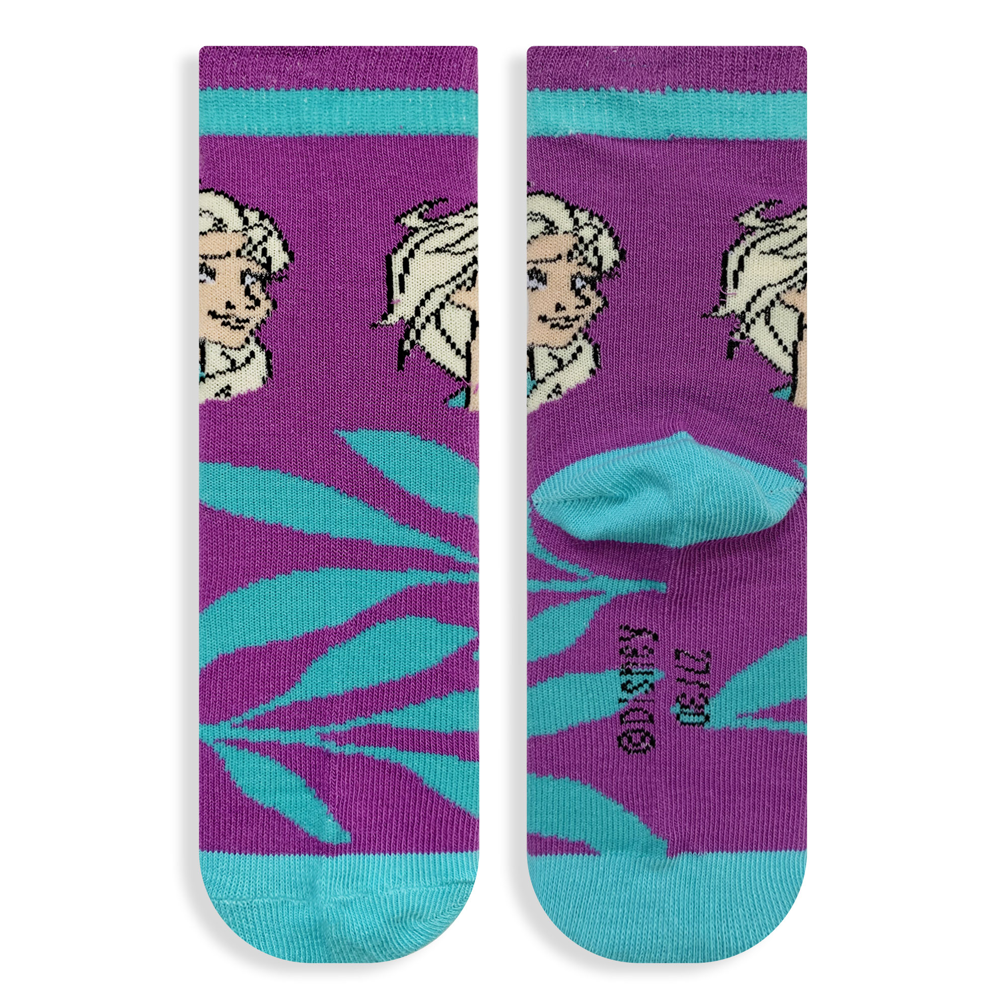 Calzini bambina Disney Frozen Elsa set 3 paia in cotone 6222 - Picture 23 of 23