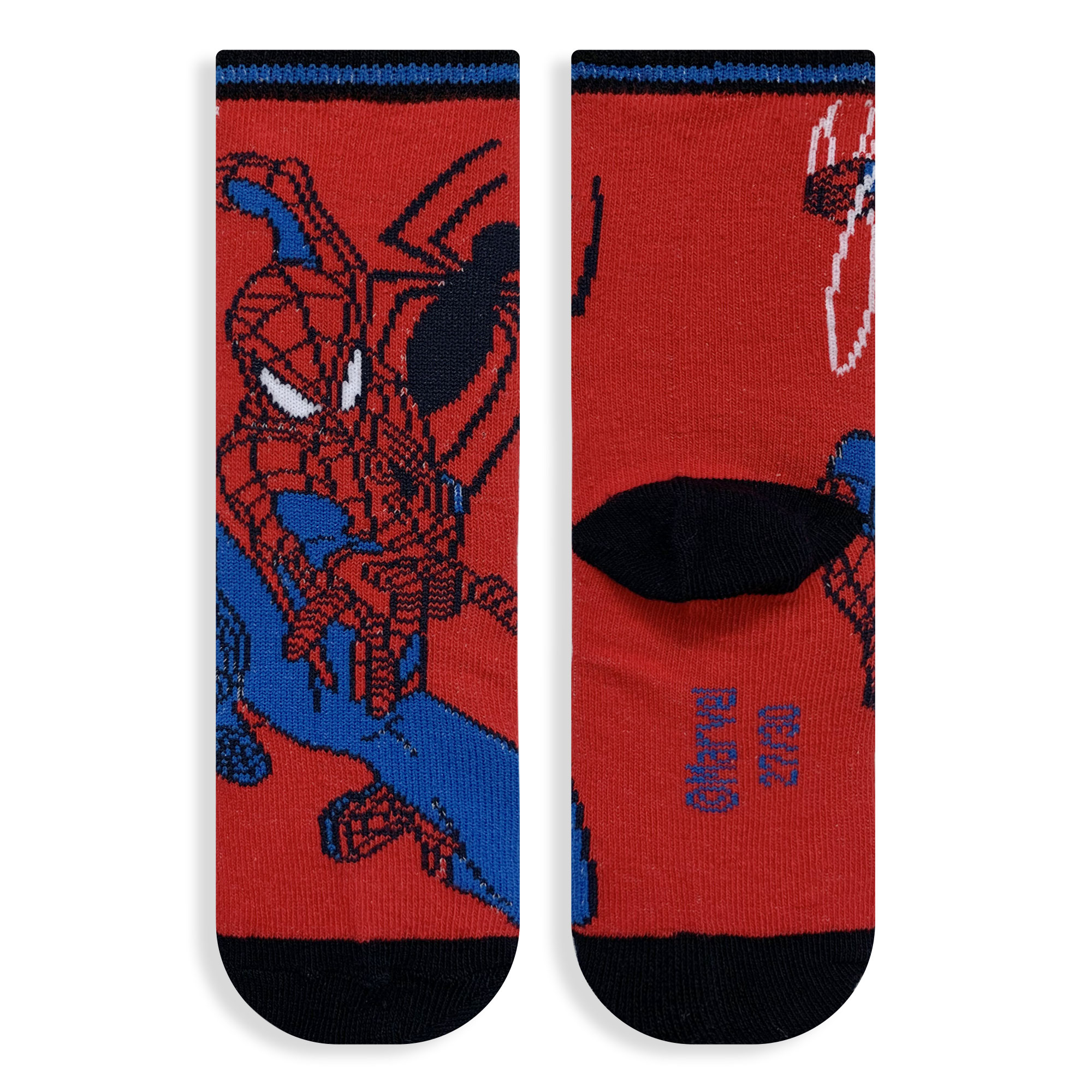 Marvel Spiderman Kids Socks Set 3 Pairs Cotton 6223 - Picture 13 of 13