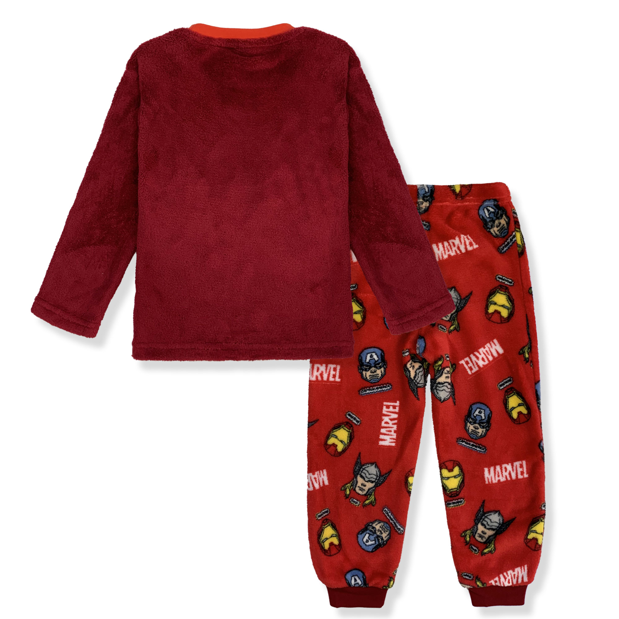 Marvel Avengers Winter Fleece Kids Pajamas 6267 - Picture 9 of 13